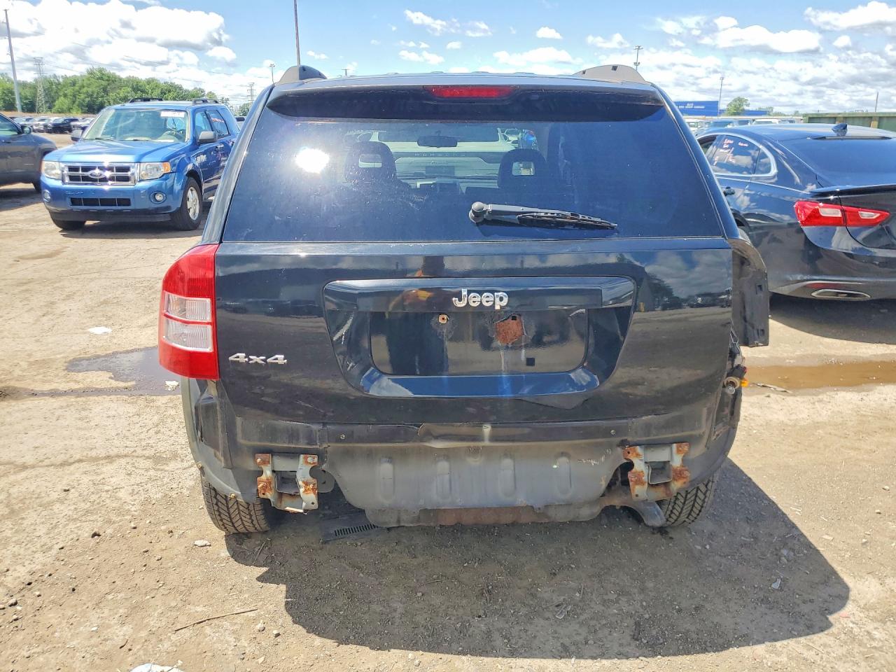 2007 Jeep Compass Черный vin: 1J8FF47W27D180099