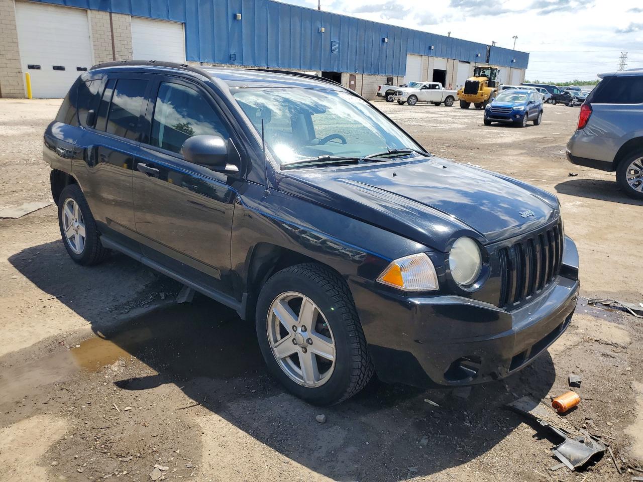 2007 Jeep Compass Черный vin: 1J8FF47W27D180099