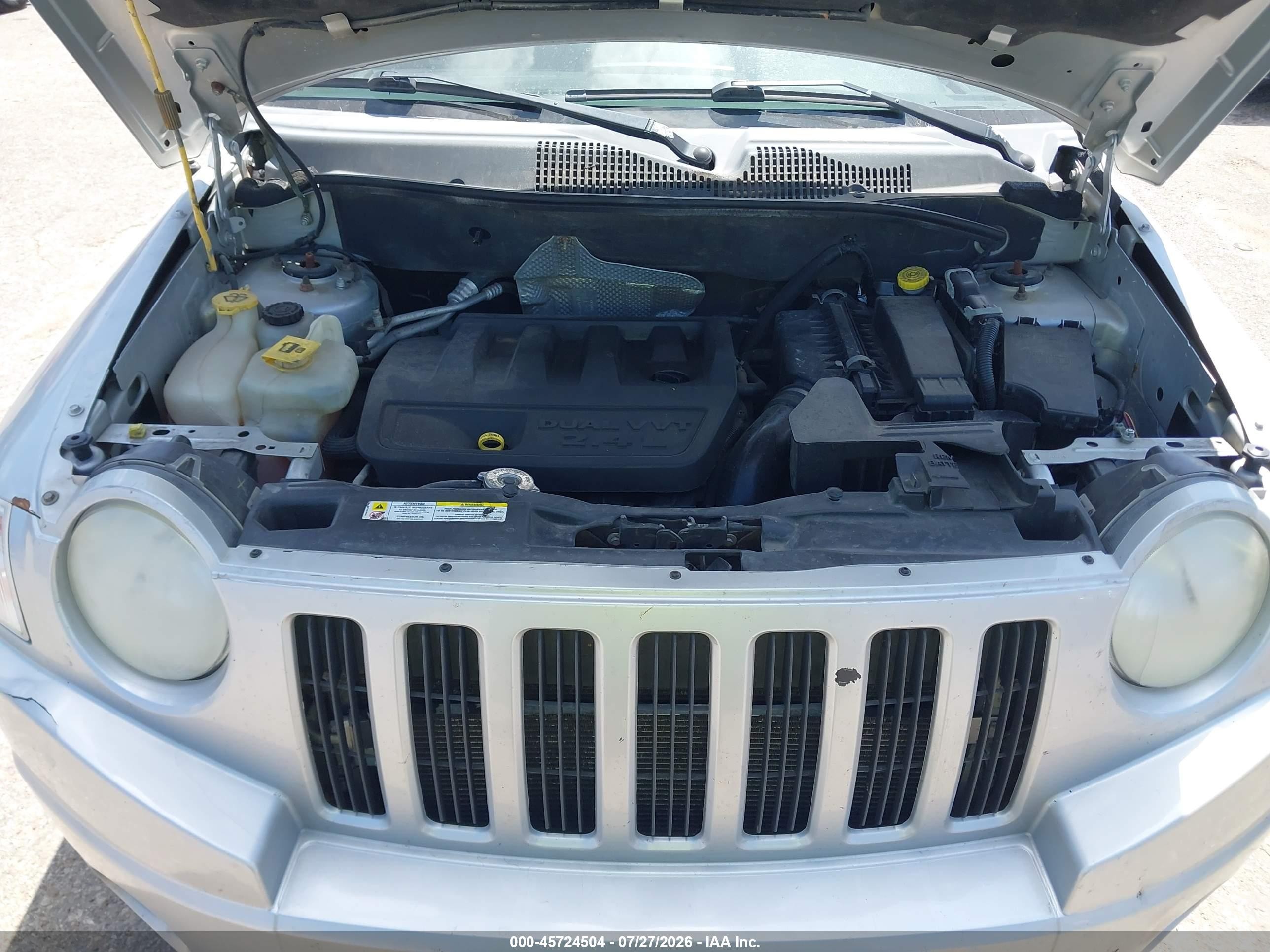 2007 Jeep Compass Sport Silver vin: 1J8FF47W27D205423