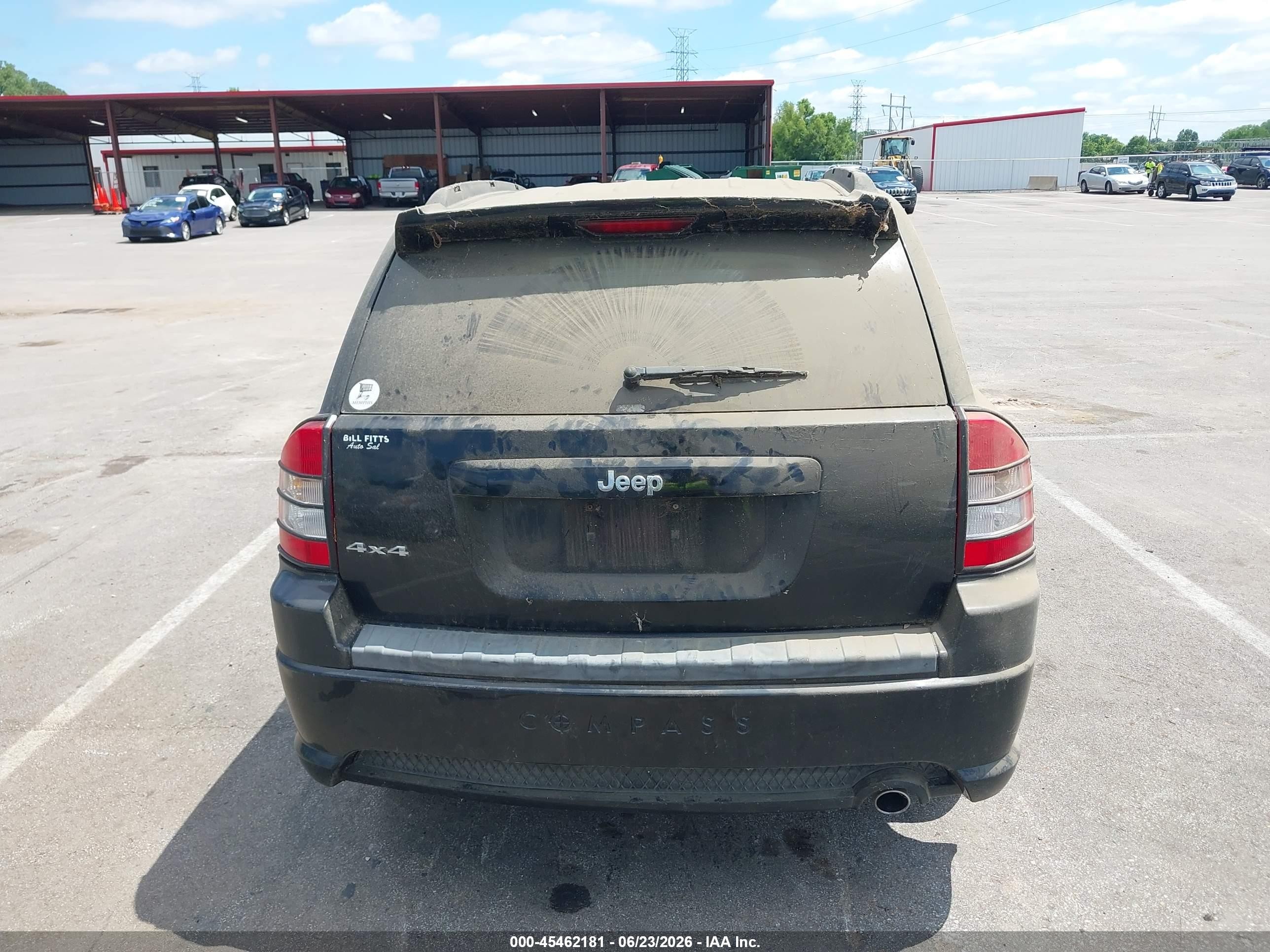 2007 Jeep Compass Sport Black vin: 1J8FF47W27D356262