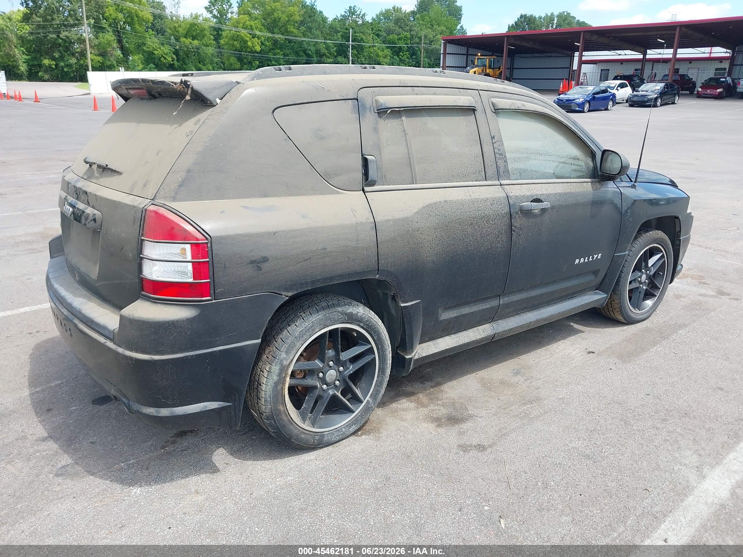 2007 Jeep Compass Sport Black vin: 1J8FF47W27D356262