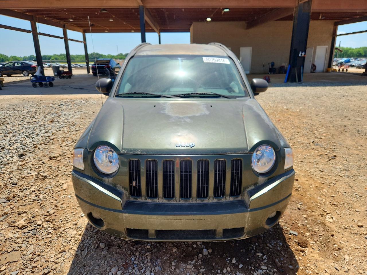 2007 Jeep Compass Green vin: 1J8FF47W27D585105
