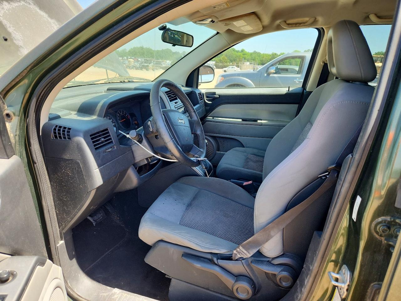 2007 Jeep Compass Green vin: 1J8FF47W27D585105