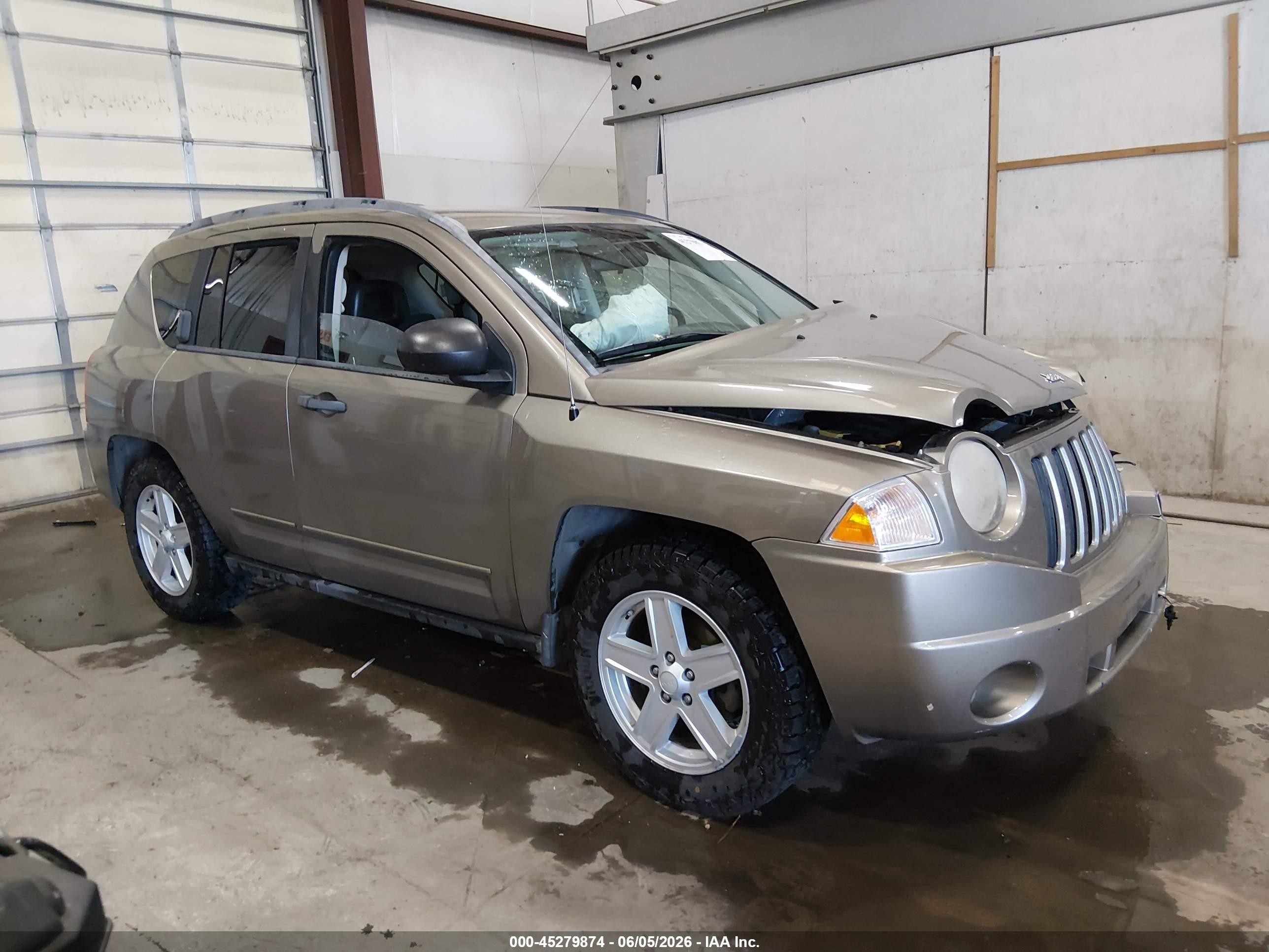 2008 Jeep Compass Sport Gray vin: 1J8FF47W28D707382