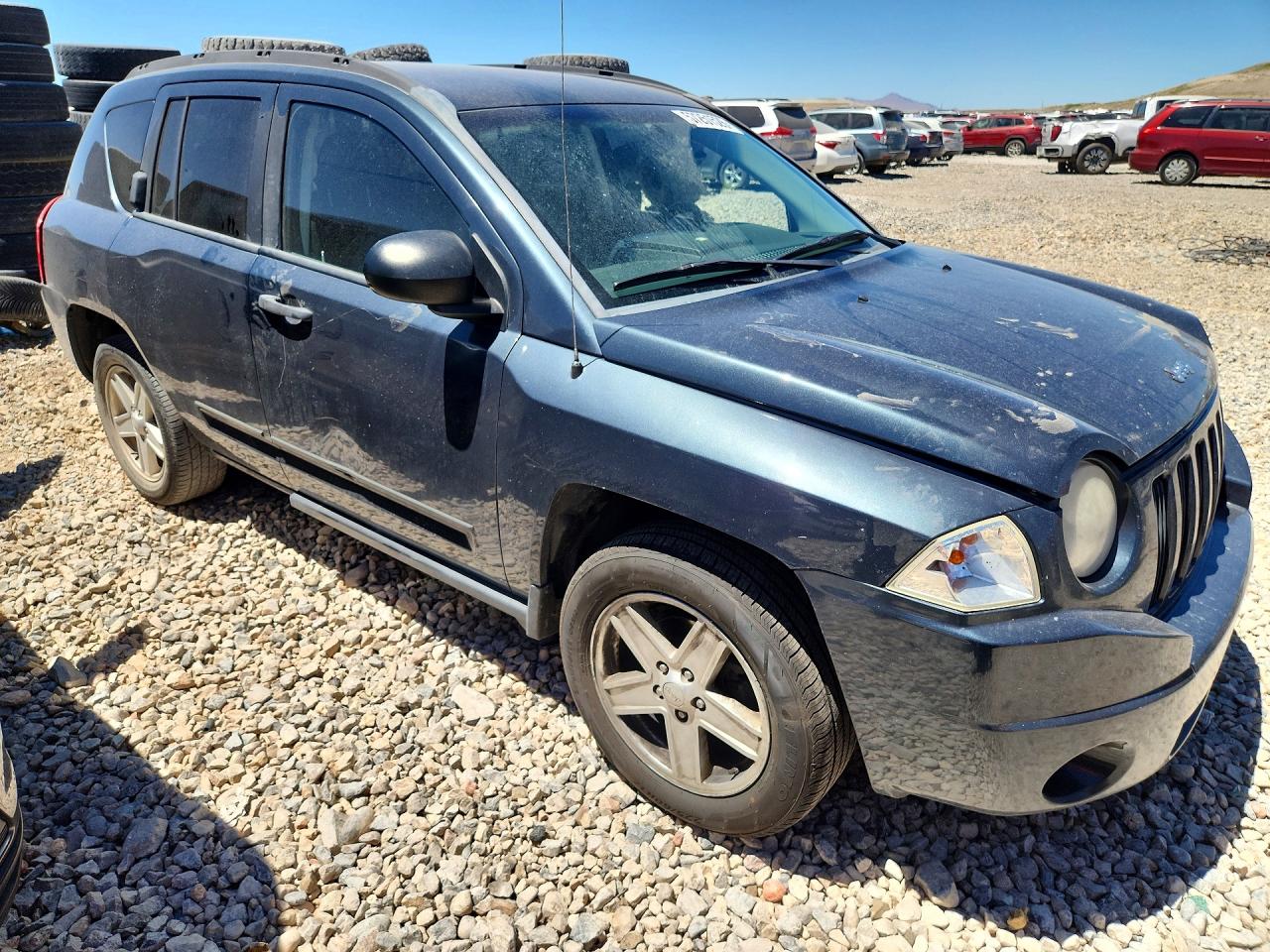 2008 Jeep Compass Sport Gray vin: 1J8FF47W38D537078