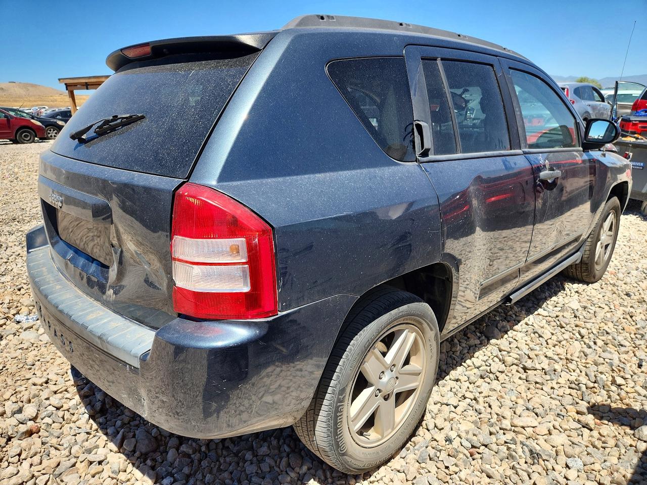 2008 Jeep Compass Sport Gray vin: 1J8FF47W38D537078