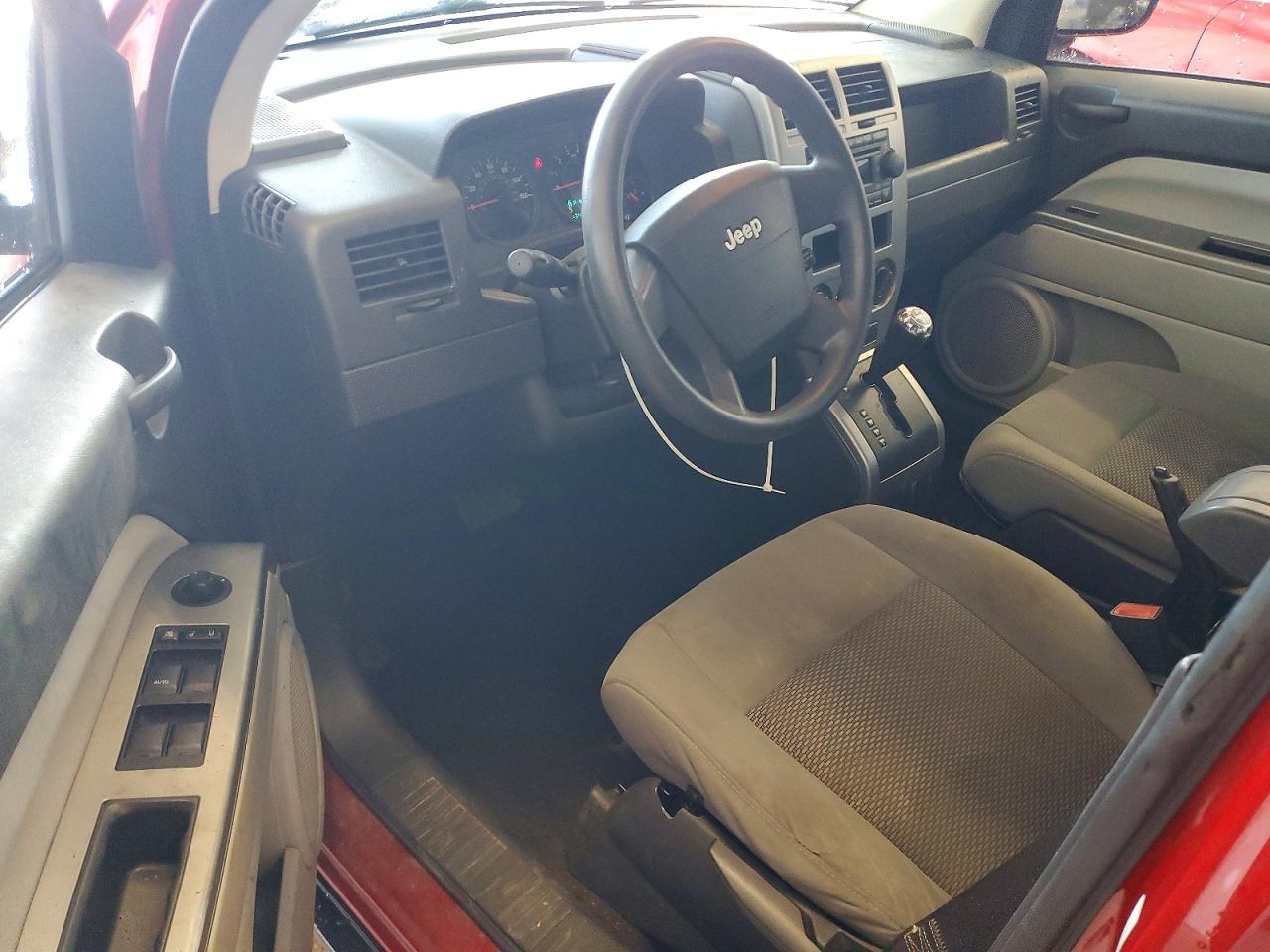 2007 Jeep Compass Red vin: 1J8FF47W57D241039