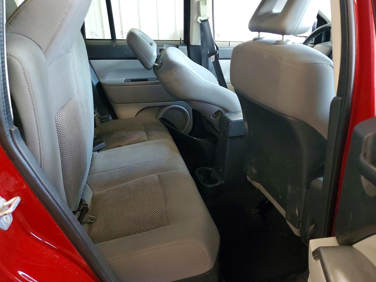 2007 Jeep Compass Red vin: 1J8FF47W57D241039