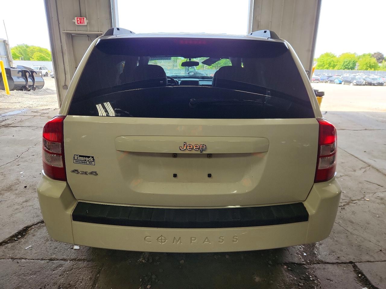2007 Jeep Compass Белый vin: 1J8FF47W67D197553