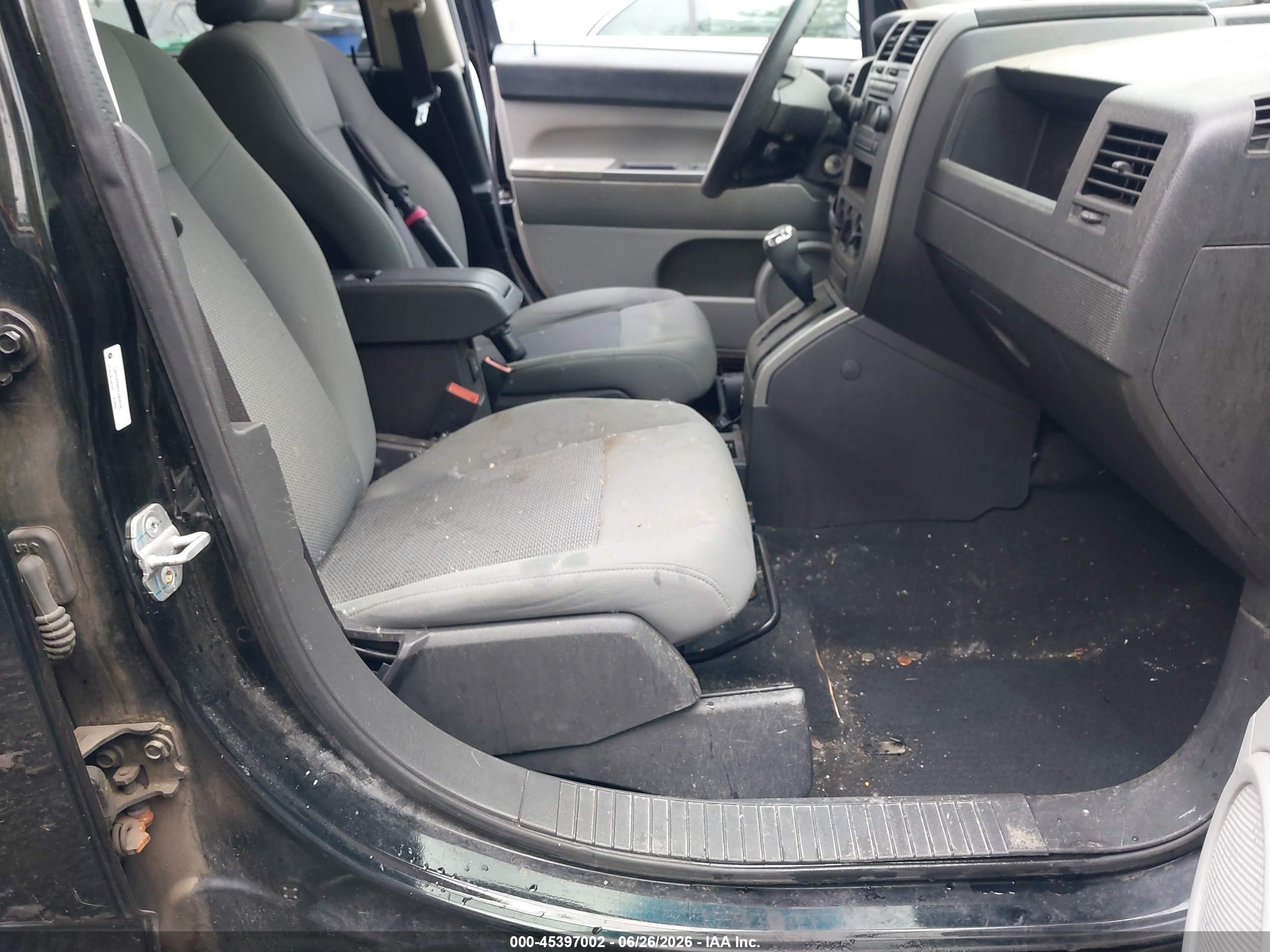 2007 Jeep Compass Sport Black vin: 1J8FF47W87D364978