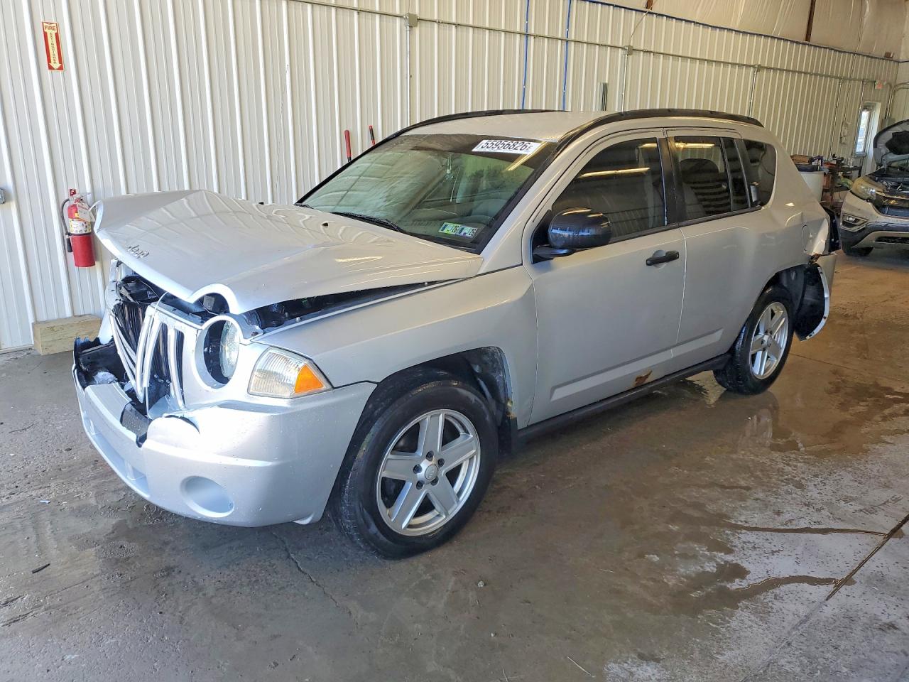 2007 Jeep Compass Gray vin: 1J8FF47W97D179984