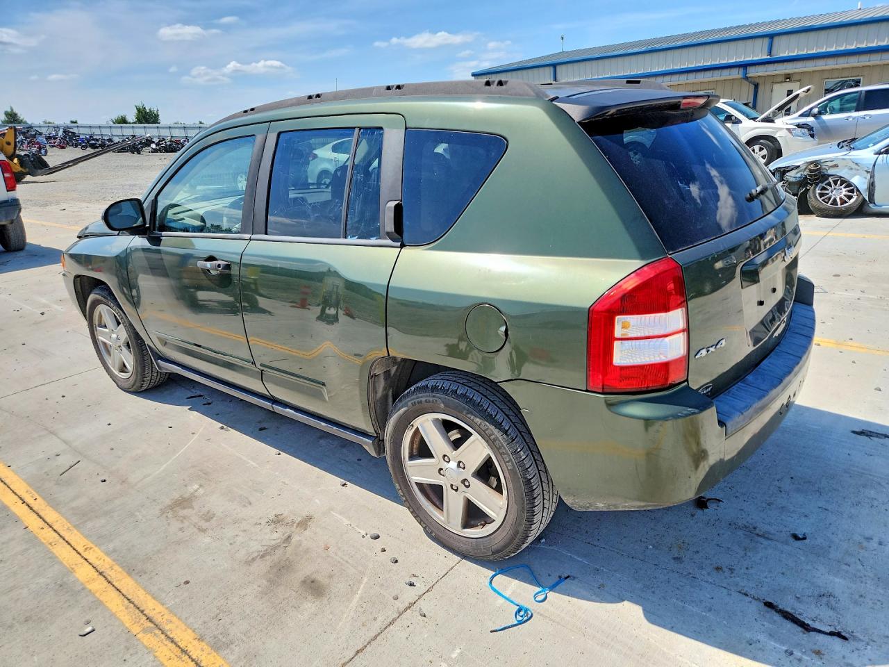 2008 Jeep Compass Sport Green vin: 1J8FF47W98D534136