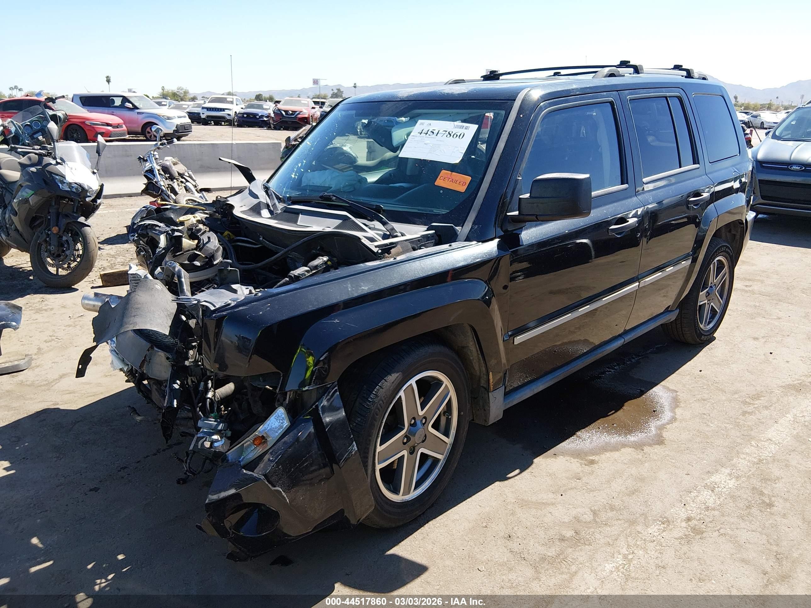 2009 Jeep Patriot Limited Black vin: 1J8FF48B39D107581