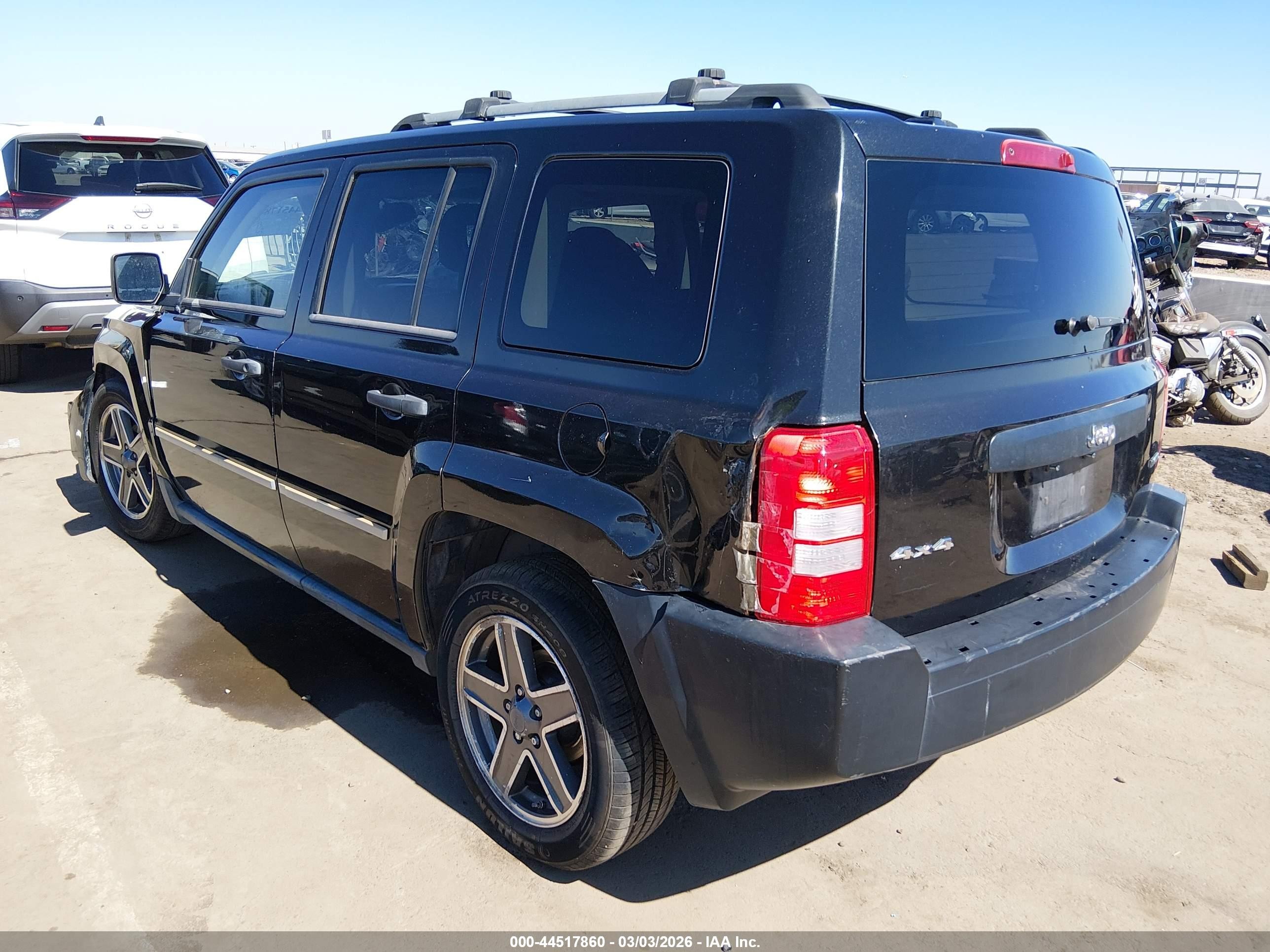 2009 Jeep Patriot Limited Black vin: 1J8FF48B39D107581