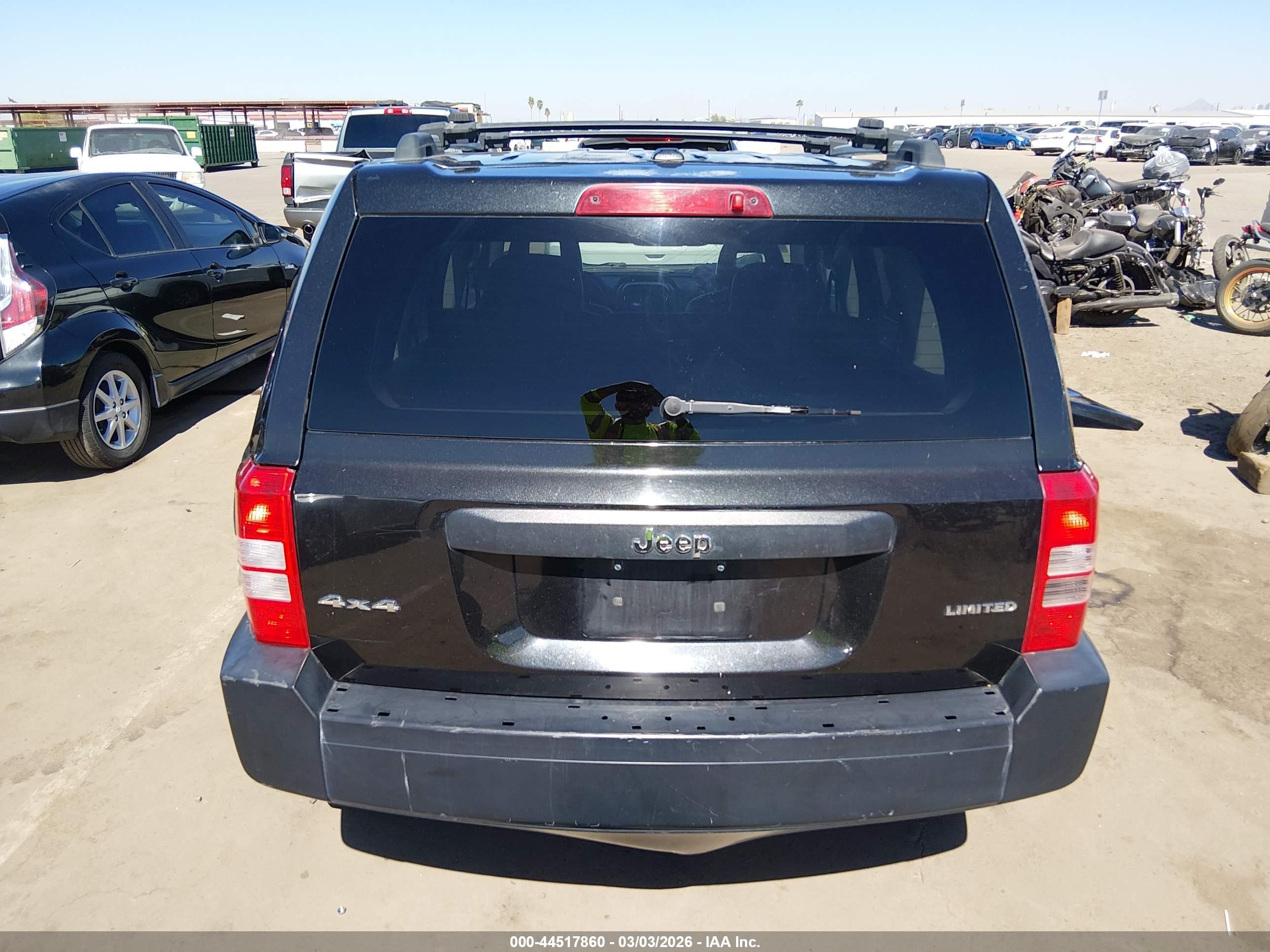 2009 Jeep Patriot Limited Black vin: 1J8FF48B39D107581