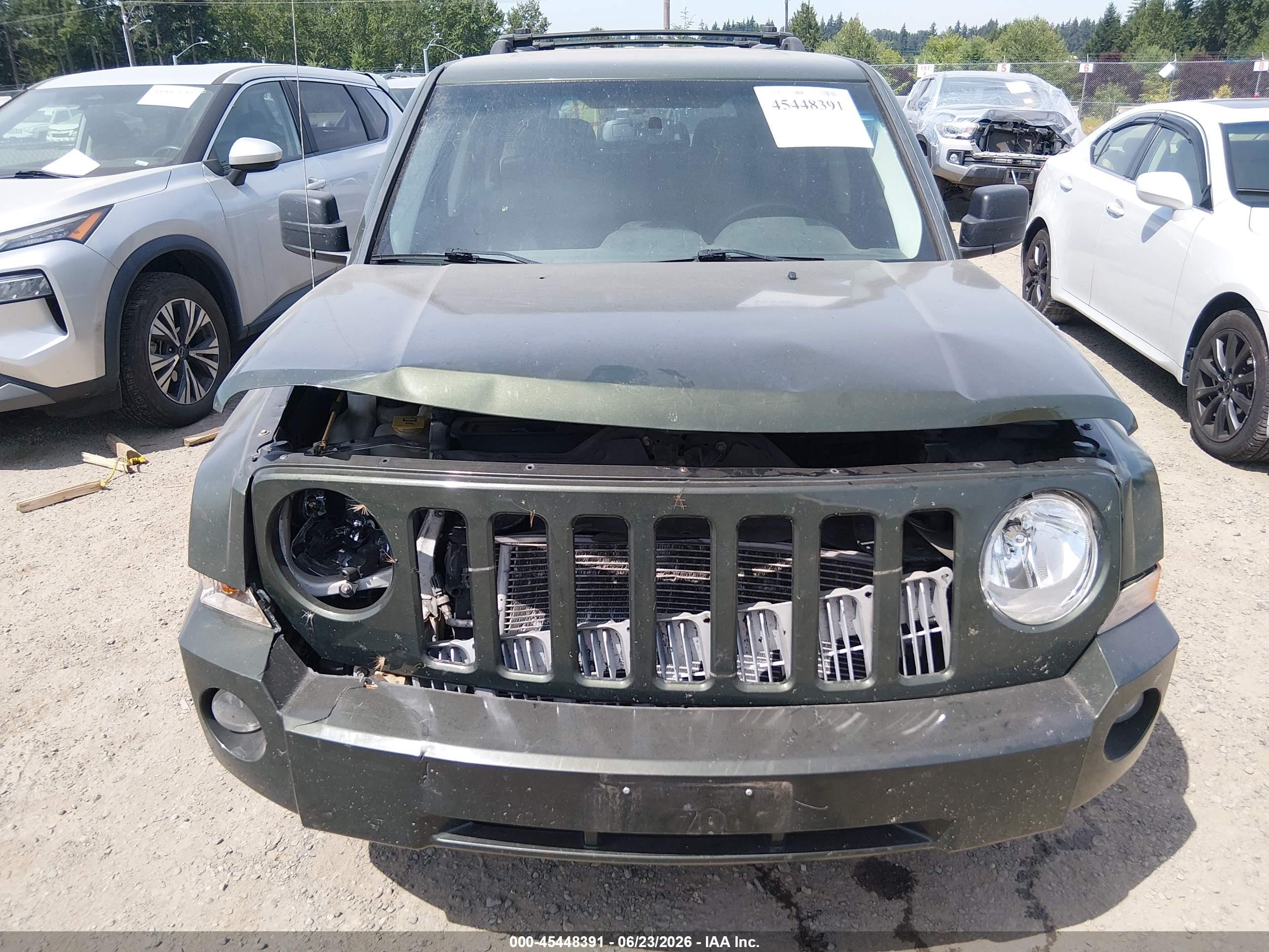 2009 Jeep Patriot Limited Green vin: 1J8FF48B79D218330