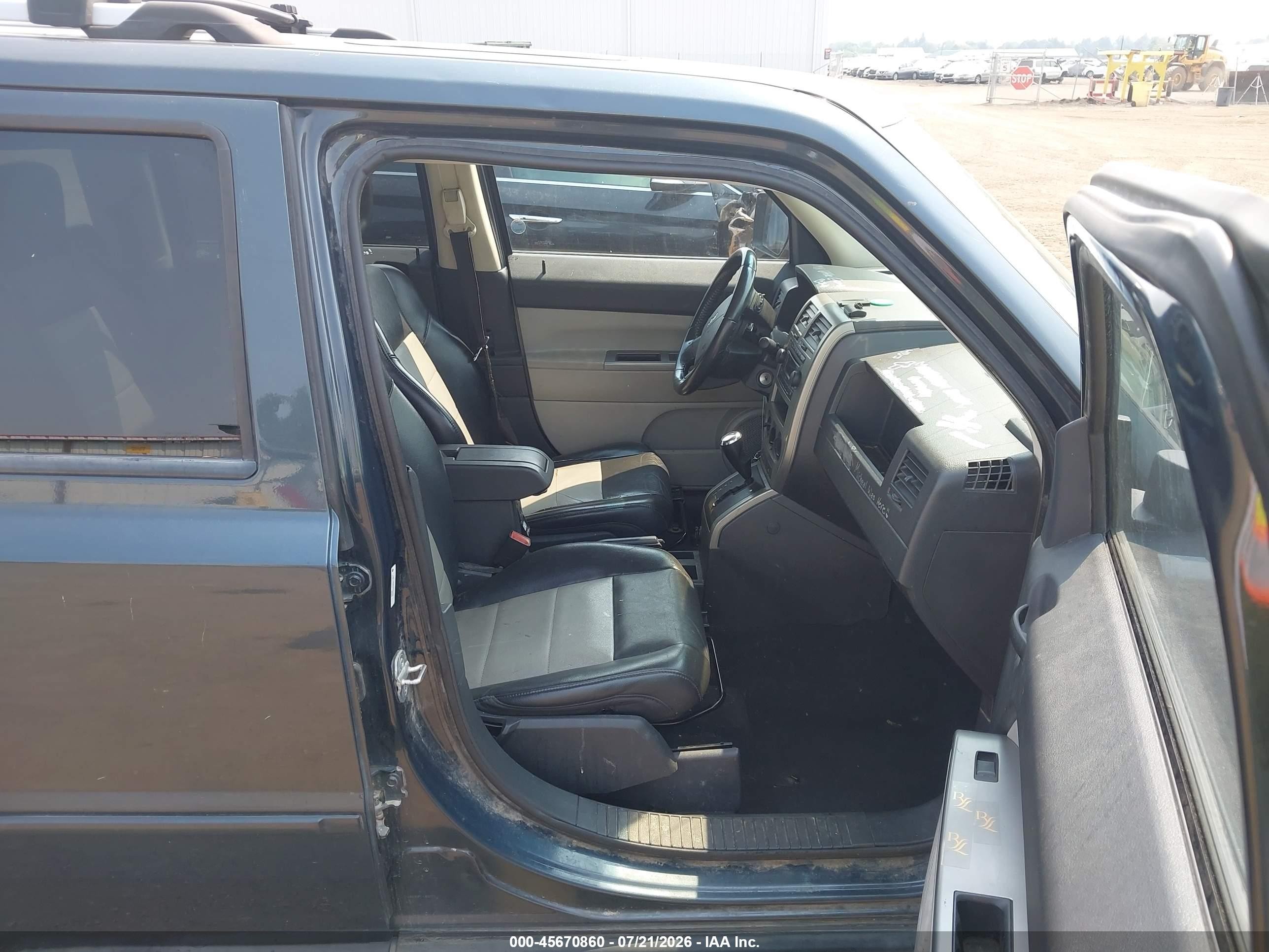 2007 Jeep Patriot Limited Dark Blue vin: 1J8FF48W07D352256