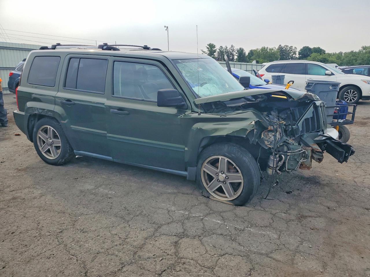 2007 Jeep Patriot Limited Green vin: 1J8FF48W37D285359