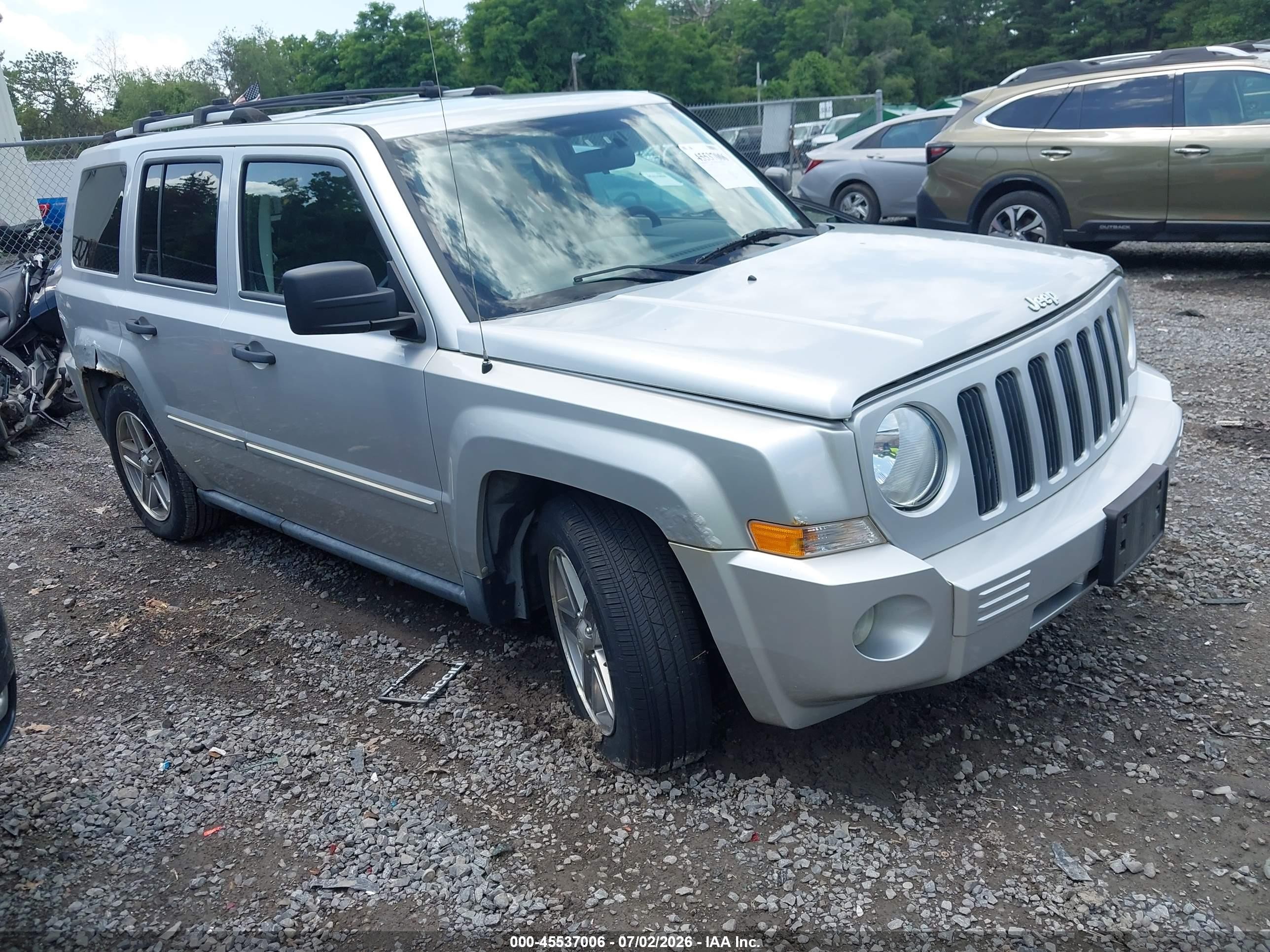 2007 Jeep Patriot Limited Silver vin: 1J8FF48W37D286043