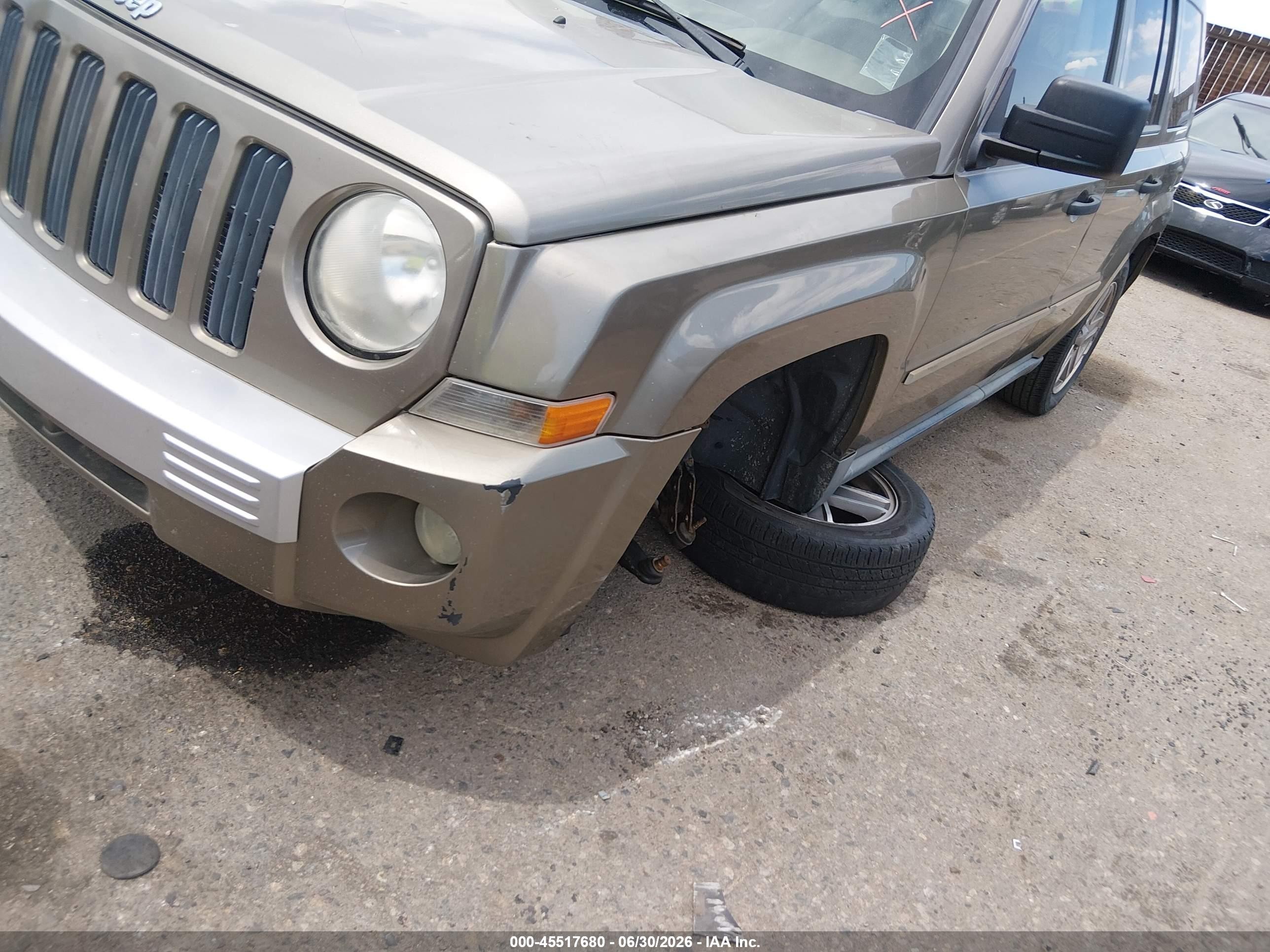 2008 Jeep Patriot Limited Gold vin: 1J8FF48W38D547432