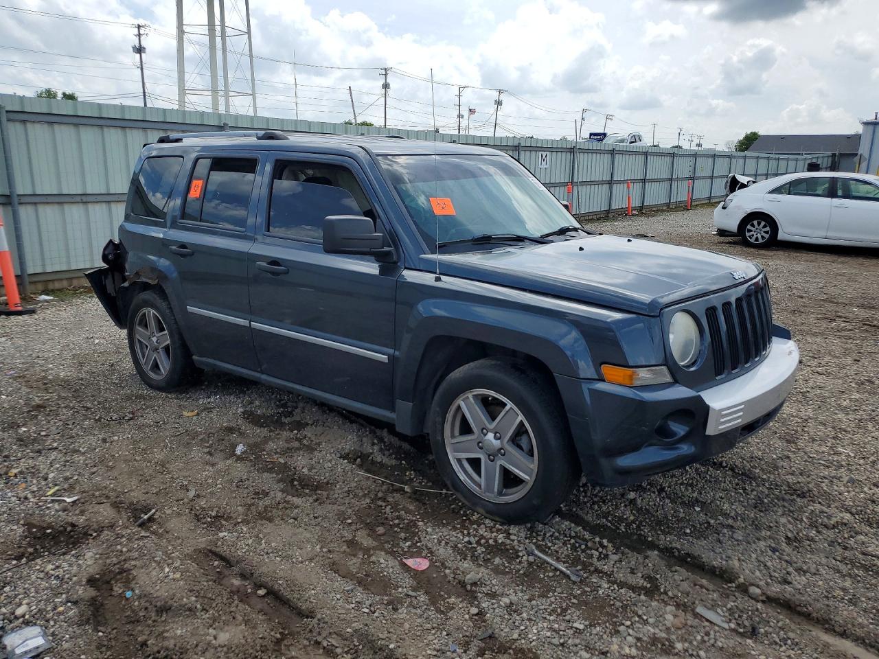 2008 Jeep Patriot Limited Blue vin: 1J8FF48W38D682314