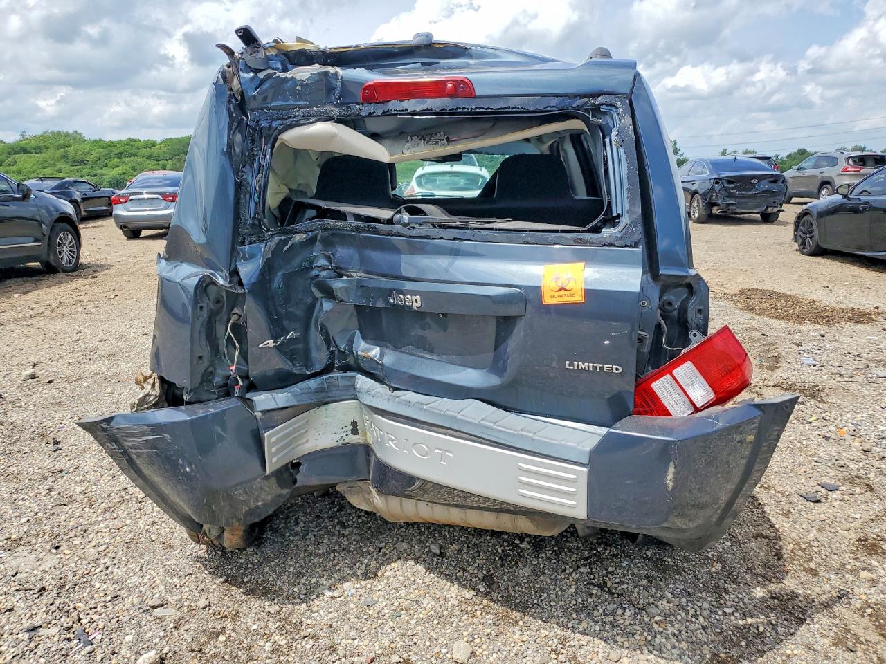 2008 Jeep Patriot Limited Blue vin: 1J8FF48W38D682314