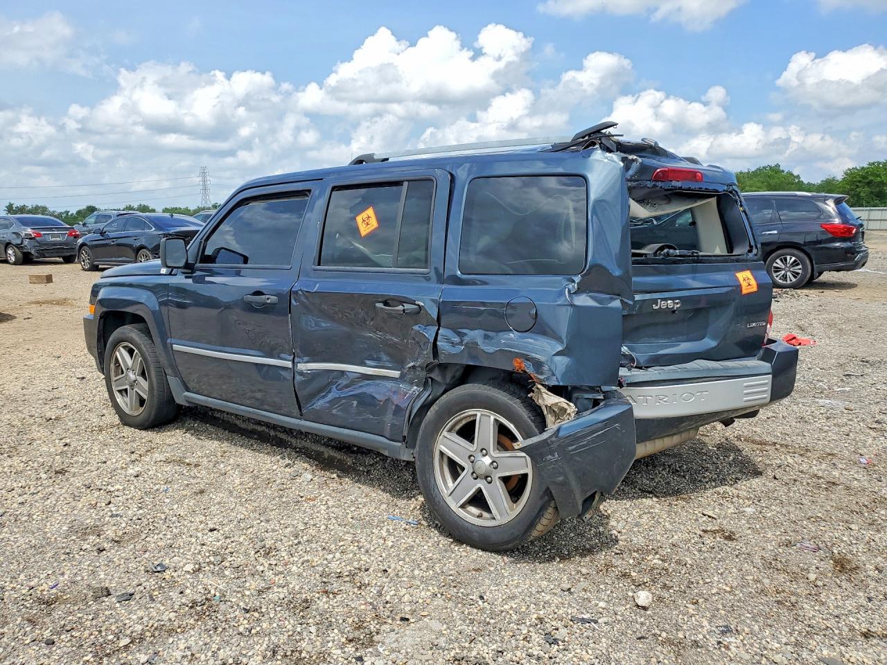 2008 Jeep Patriot Limited Blue vin: 1J8FF48W38D682314