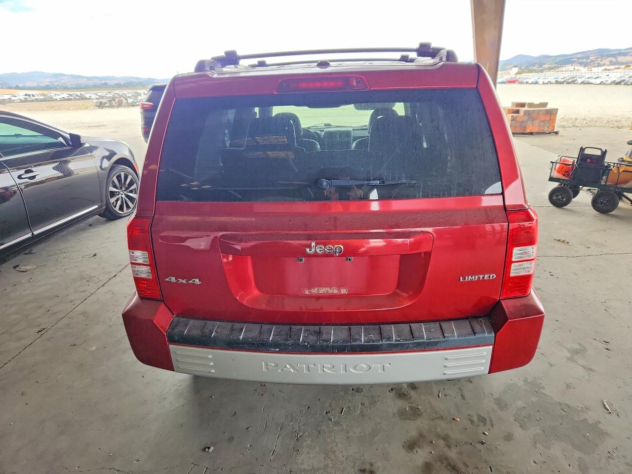2008 Jeep Patriot Limited Red vin: 1J8FF48W48D541302