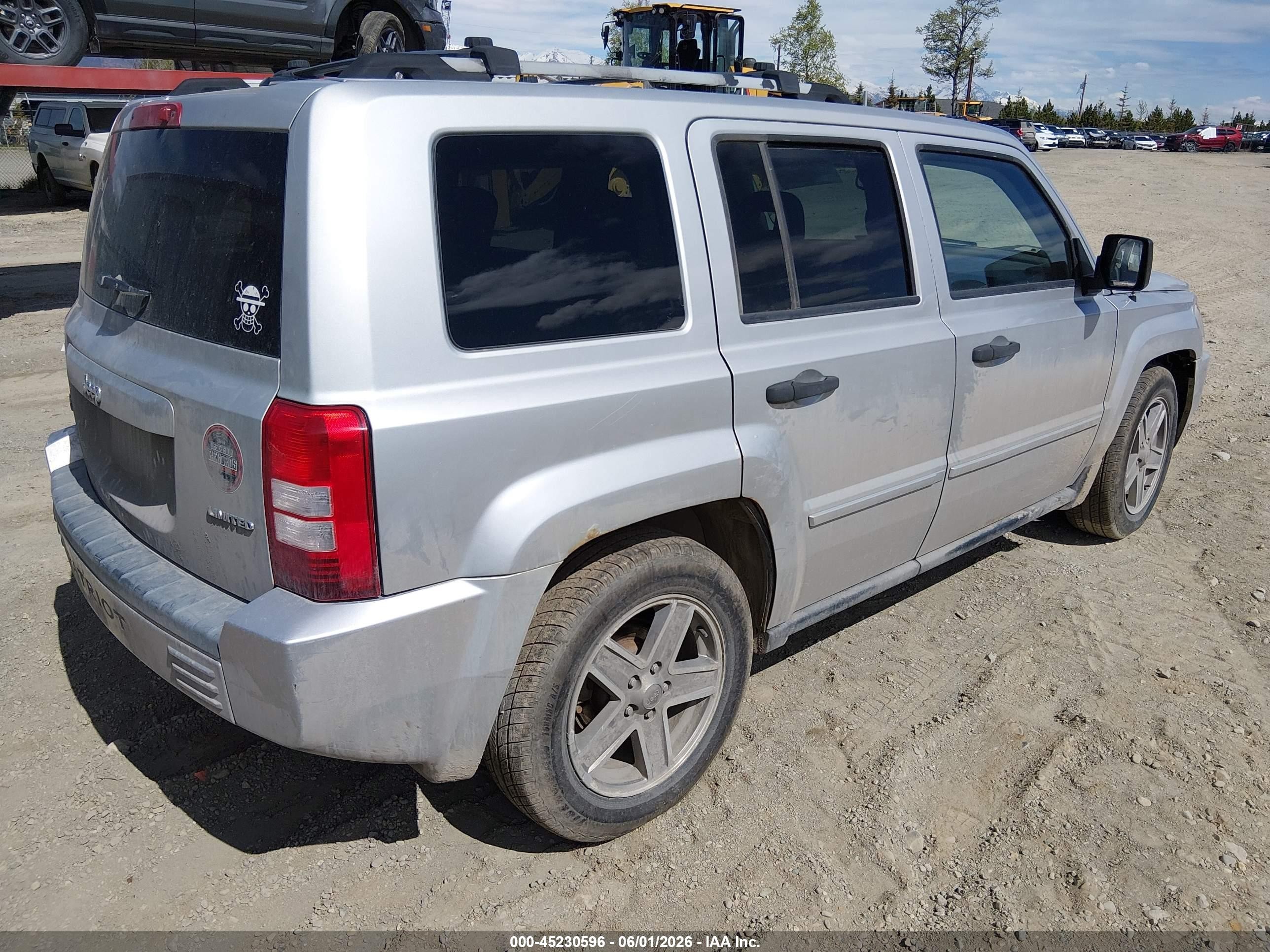 2008 Jeep Patriot Limited Silver vin: 1J8FF48W48D677736