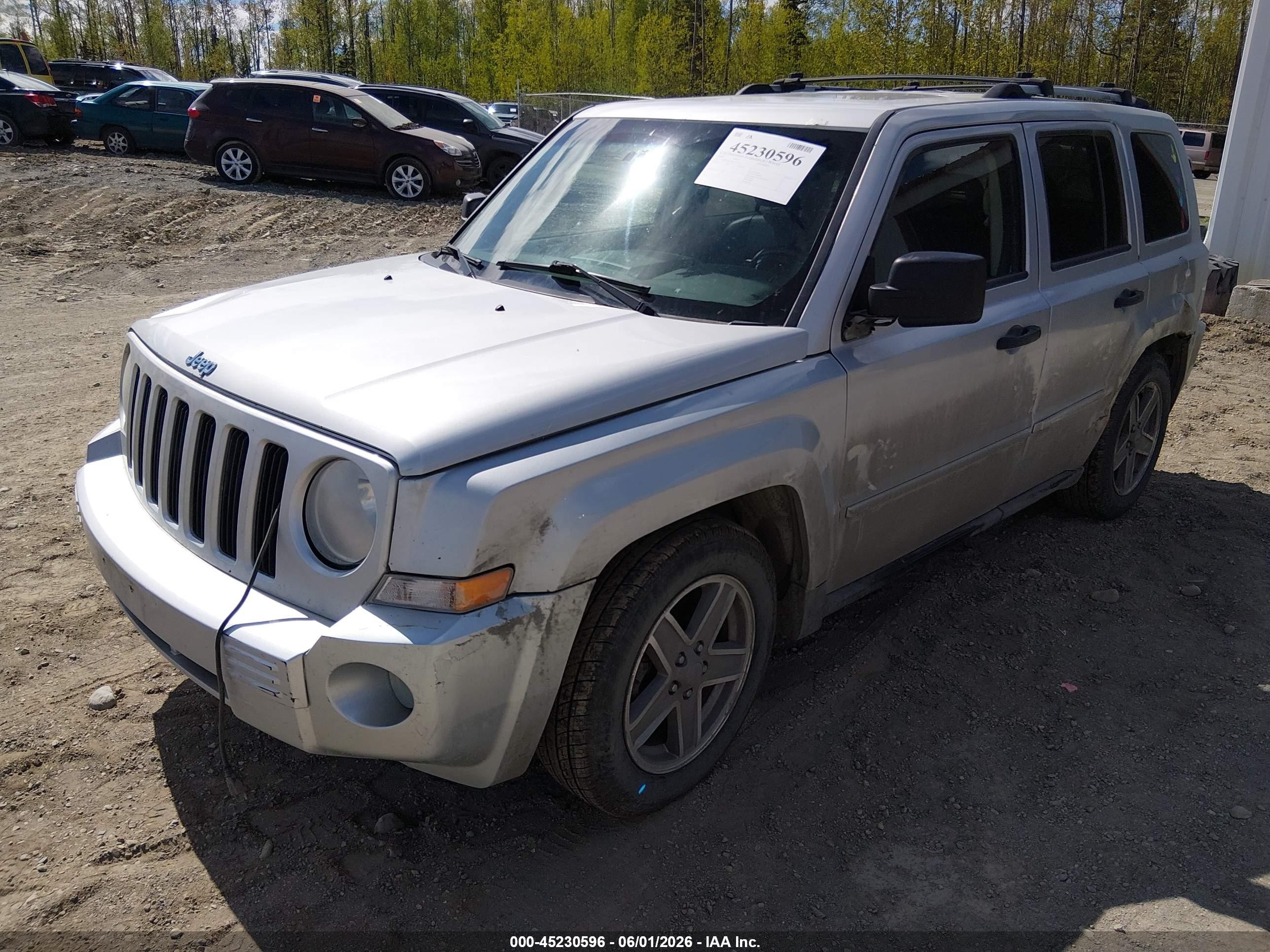 2008 Jeep Patriot Limited Silver vin: 1J8FF48W48D677736
