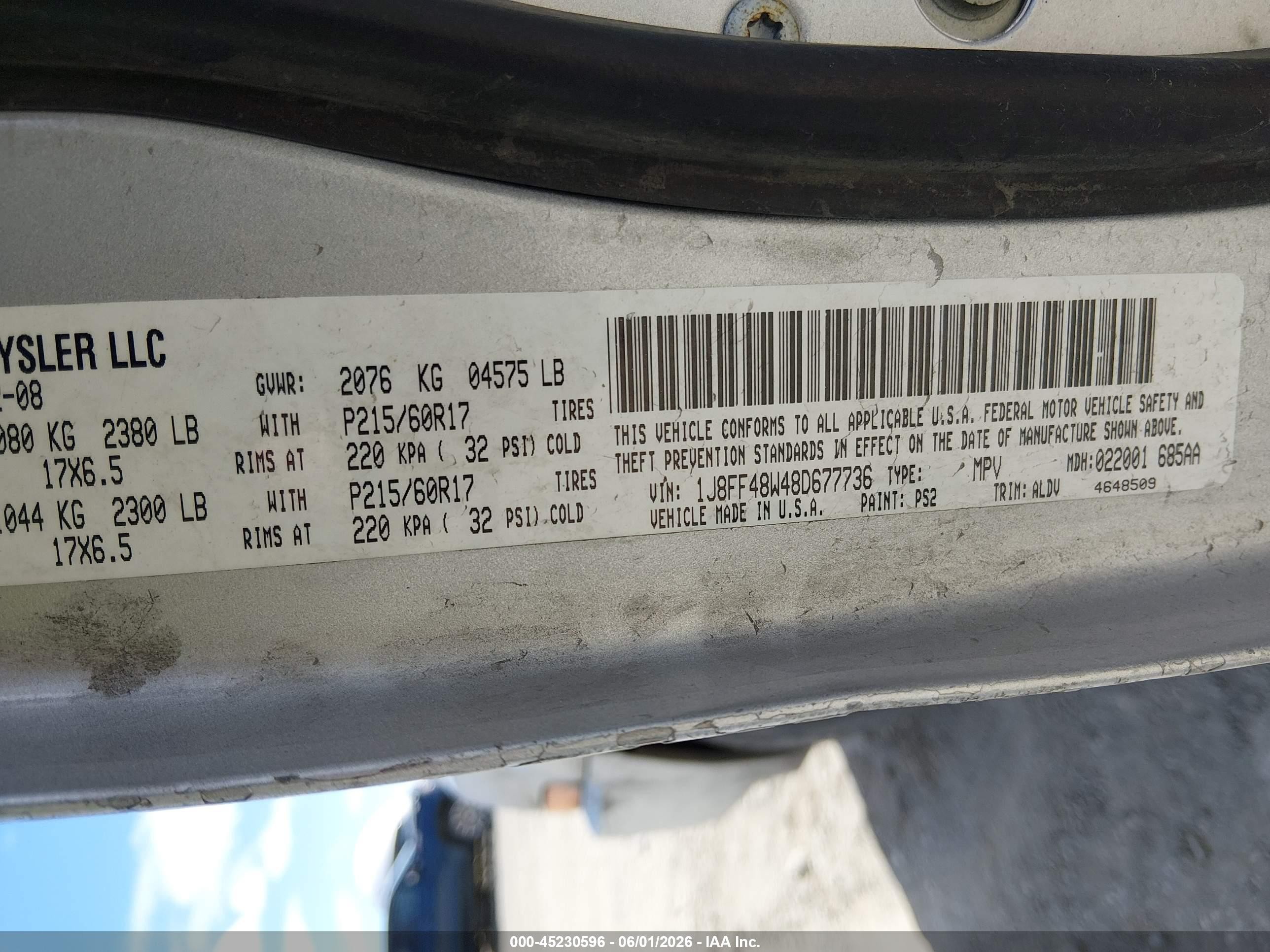 2008 Jeep Patriot Limited Silver vin: 1J8FF48W48D677736
