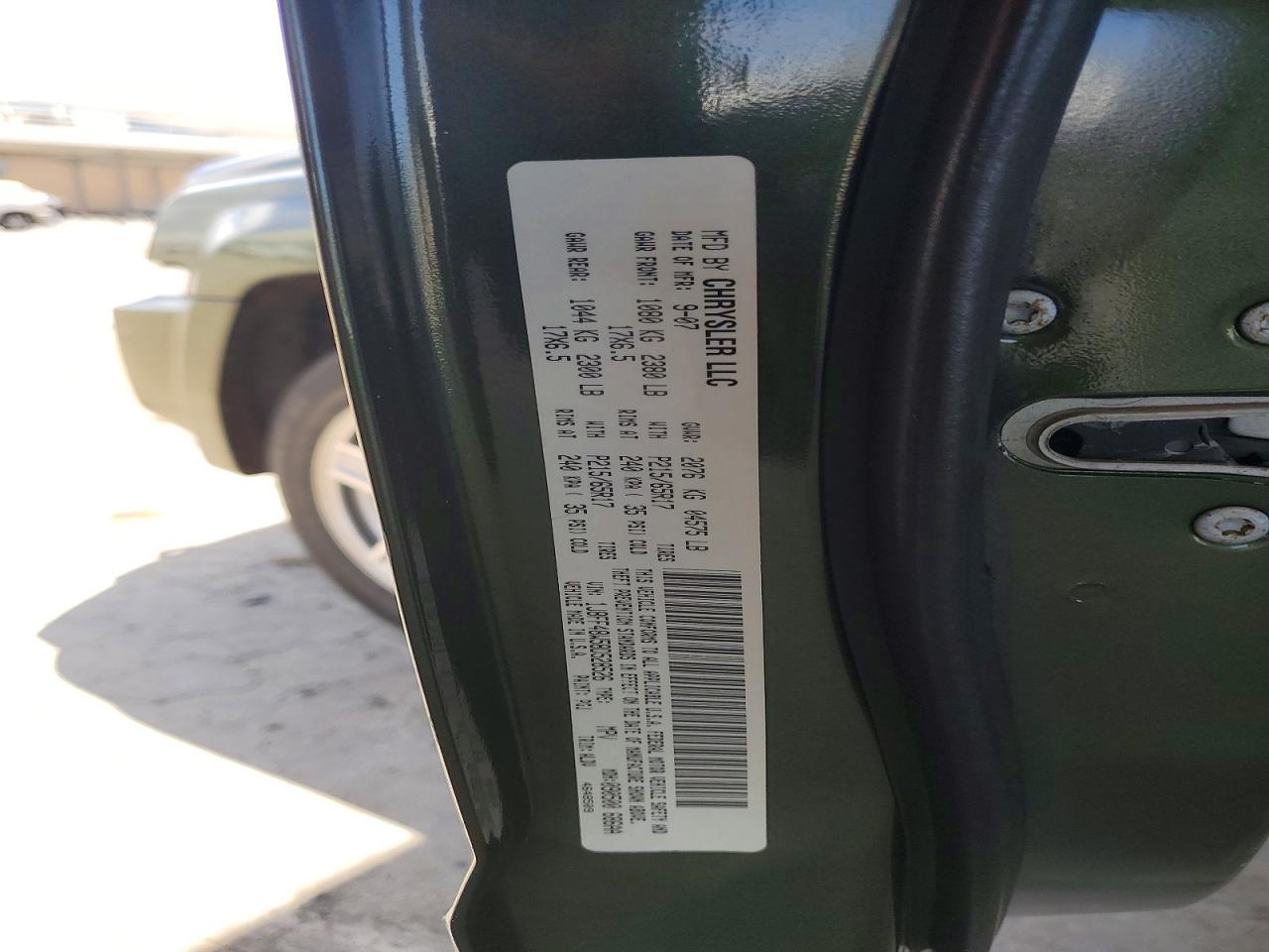 2008 Jeep Patriot Limited Green vin: 1J8FF48W58D528526