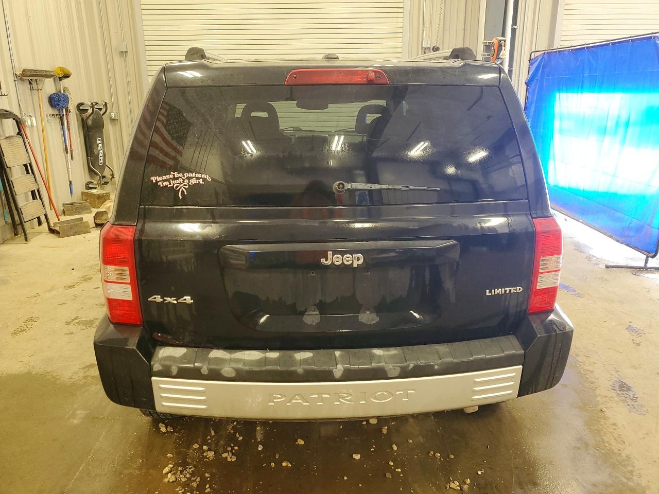 2007 Jeep Patriot Limited Черный vin: 1J8FF48W77D279290
