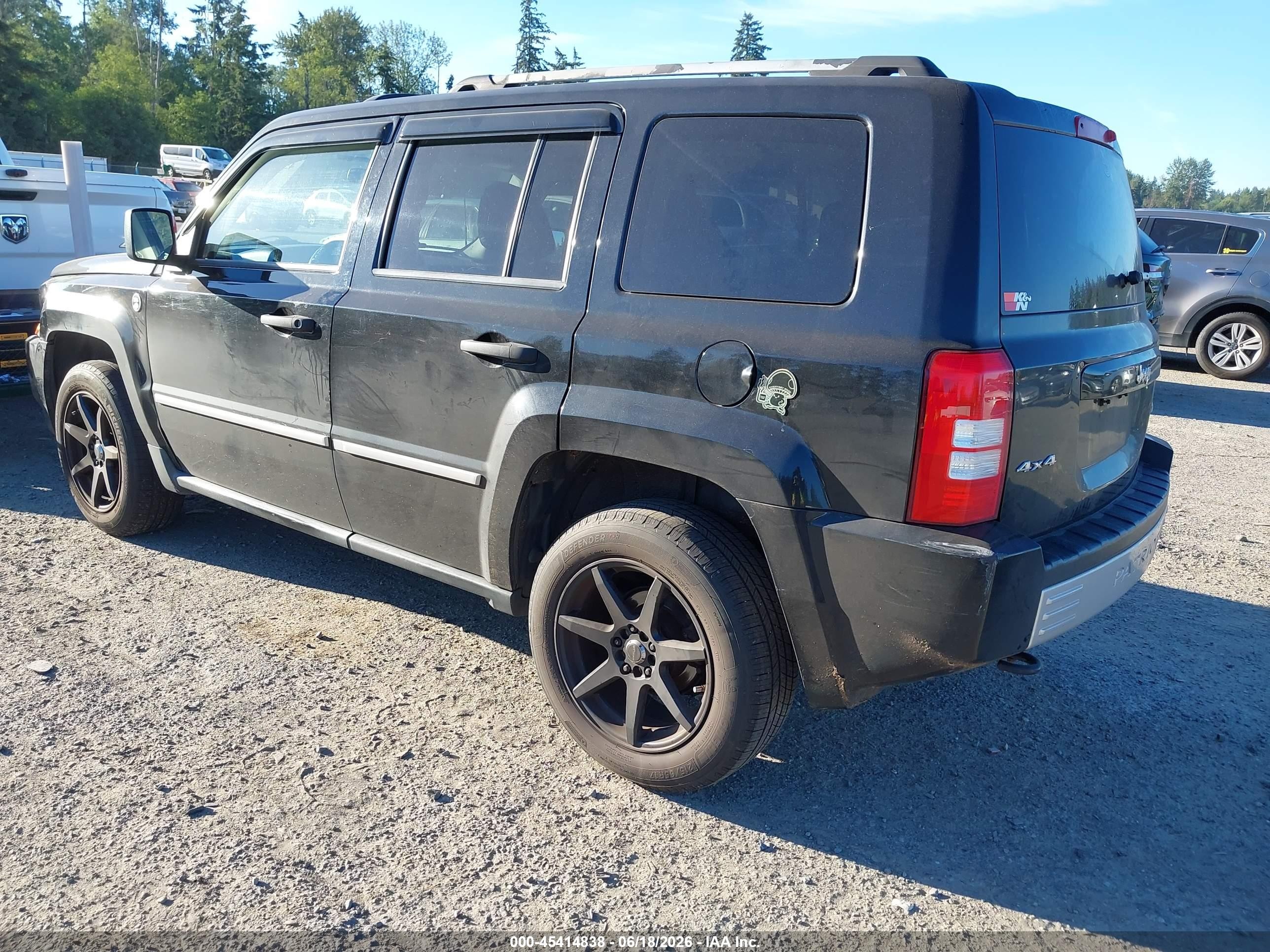 2008 Jeep Patriot Limited Black vin: 1J8FF48W78D639823