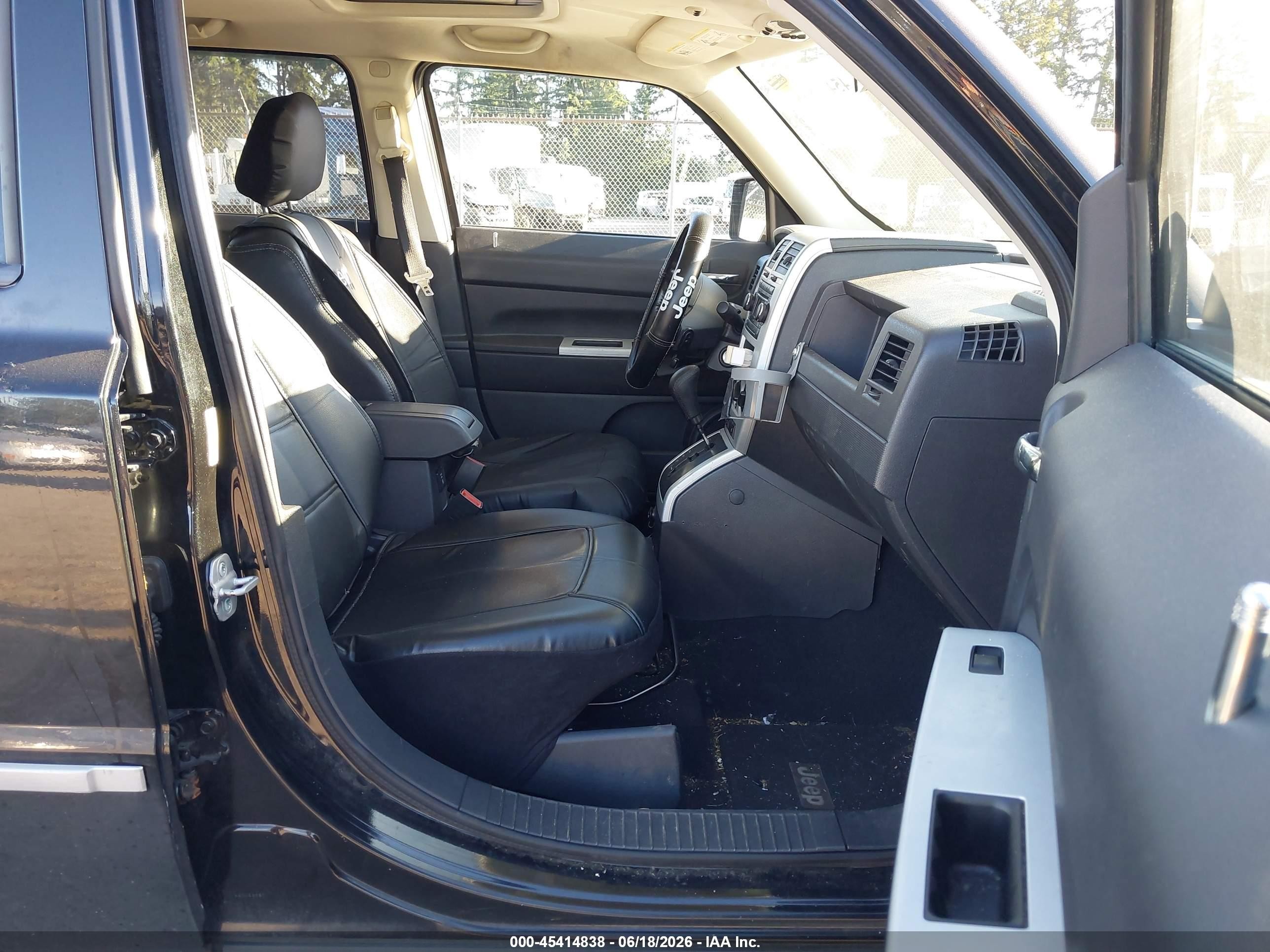 2008 Jeep Patriot Limited Black vin: 1J8FF48W78D639823