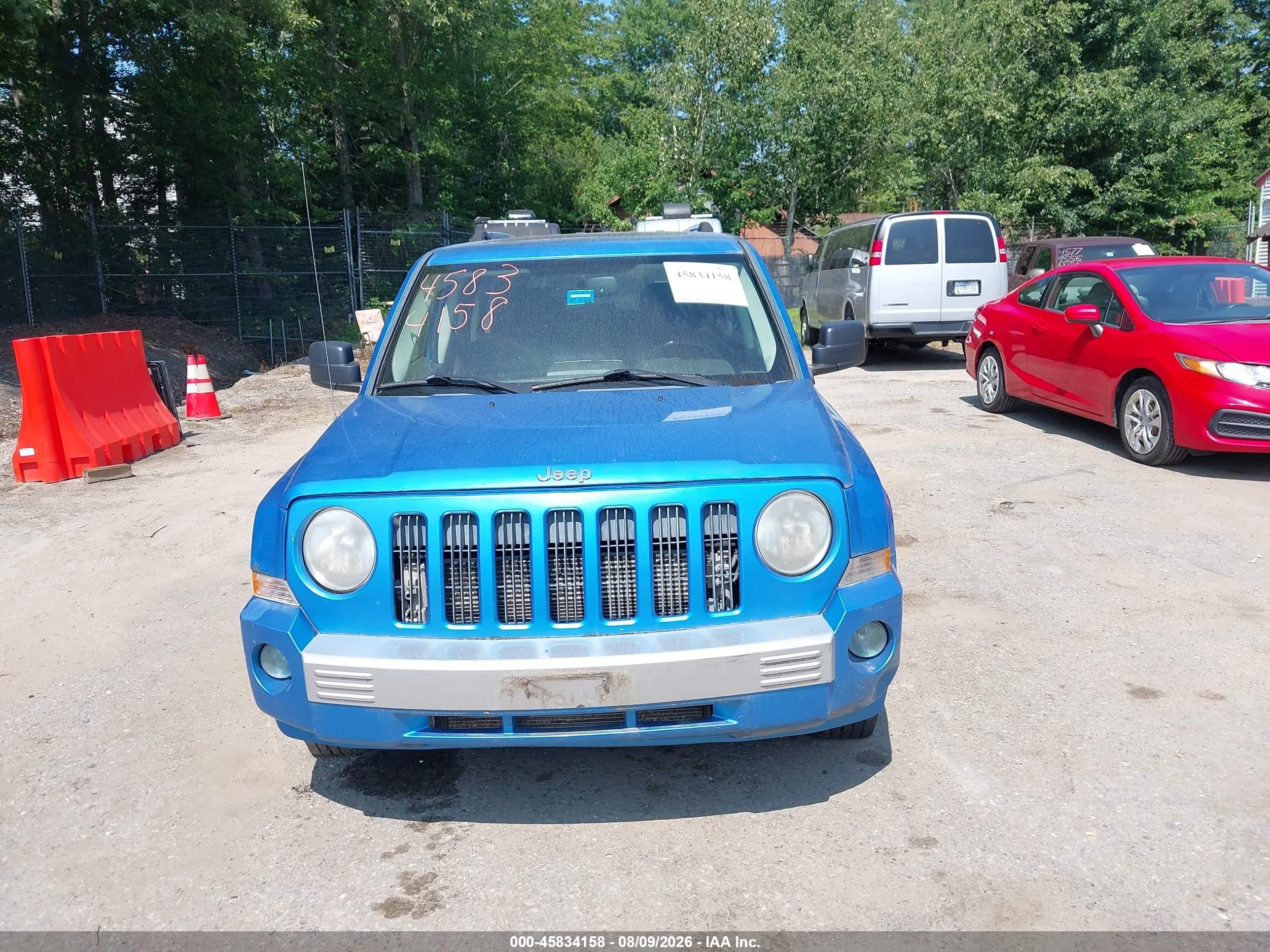 2008 Jeep Patriot Limited Blue vin: 1J8FF48W88D540072
