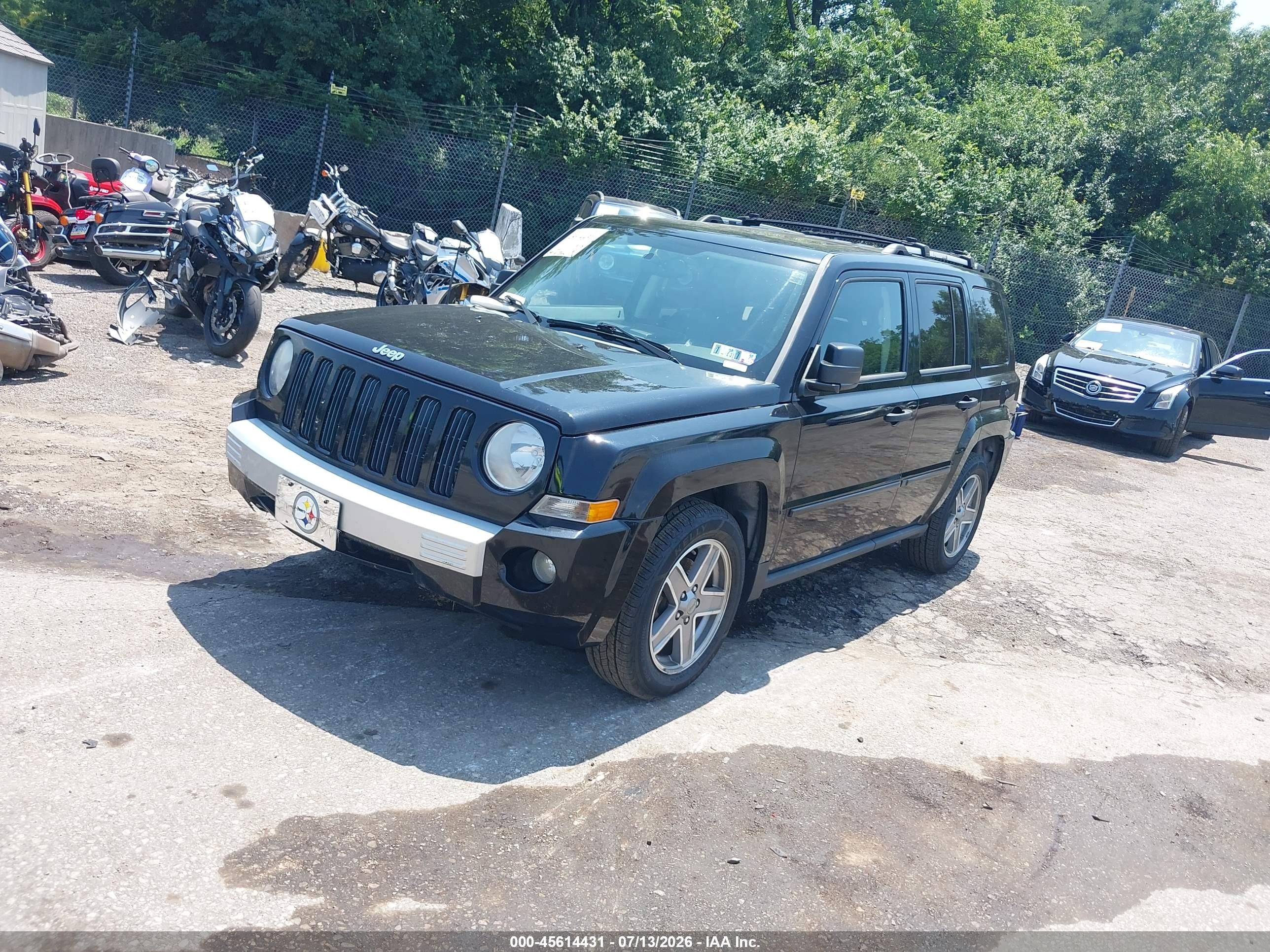 2007 Jeep Patriot Limited Black vin: 1J8FF48W97D365104