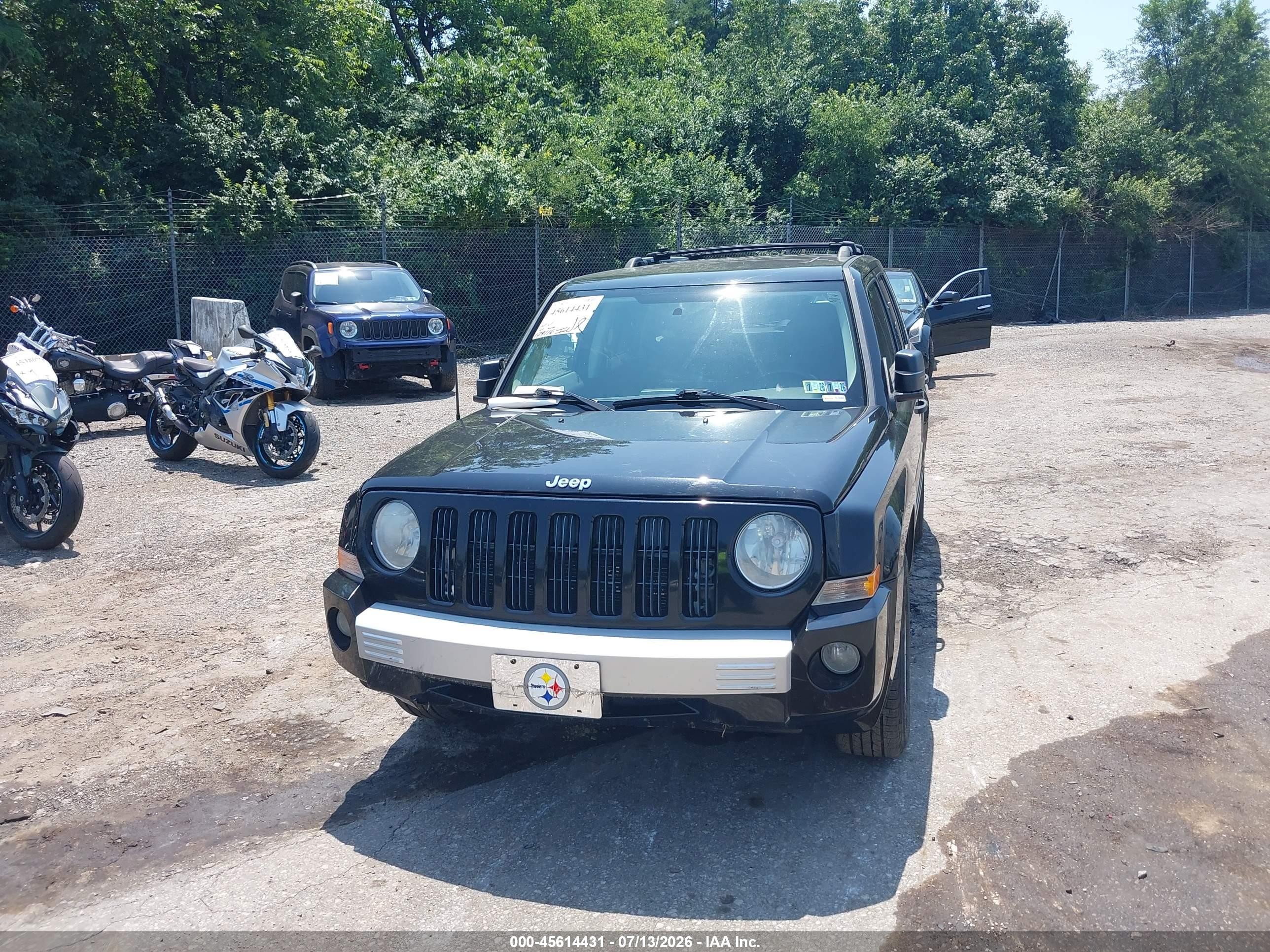 2007 Jeep Patriot Limited Black vin: 1J8FF48W97D365104