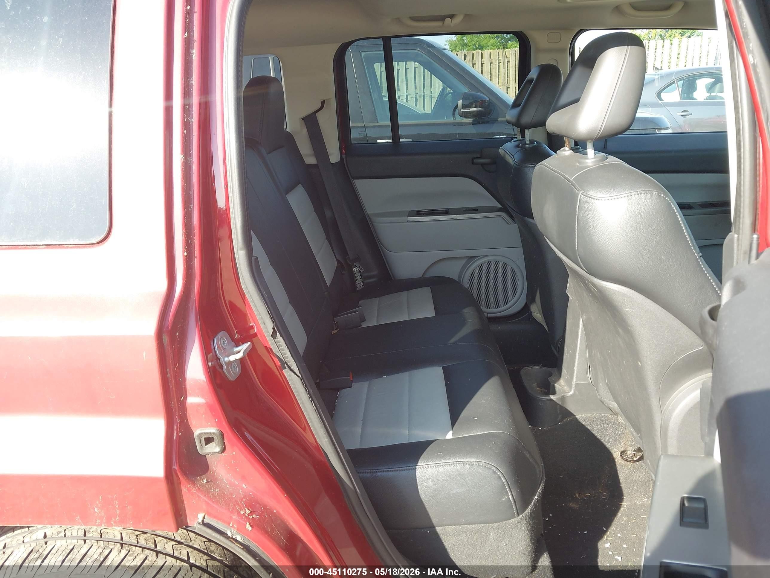 2007 Jeep Patriot Limited Burgundy vin: 1J8FF48W97D426998