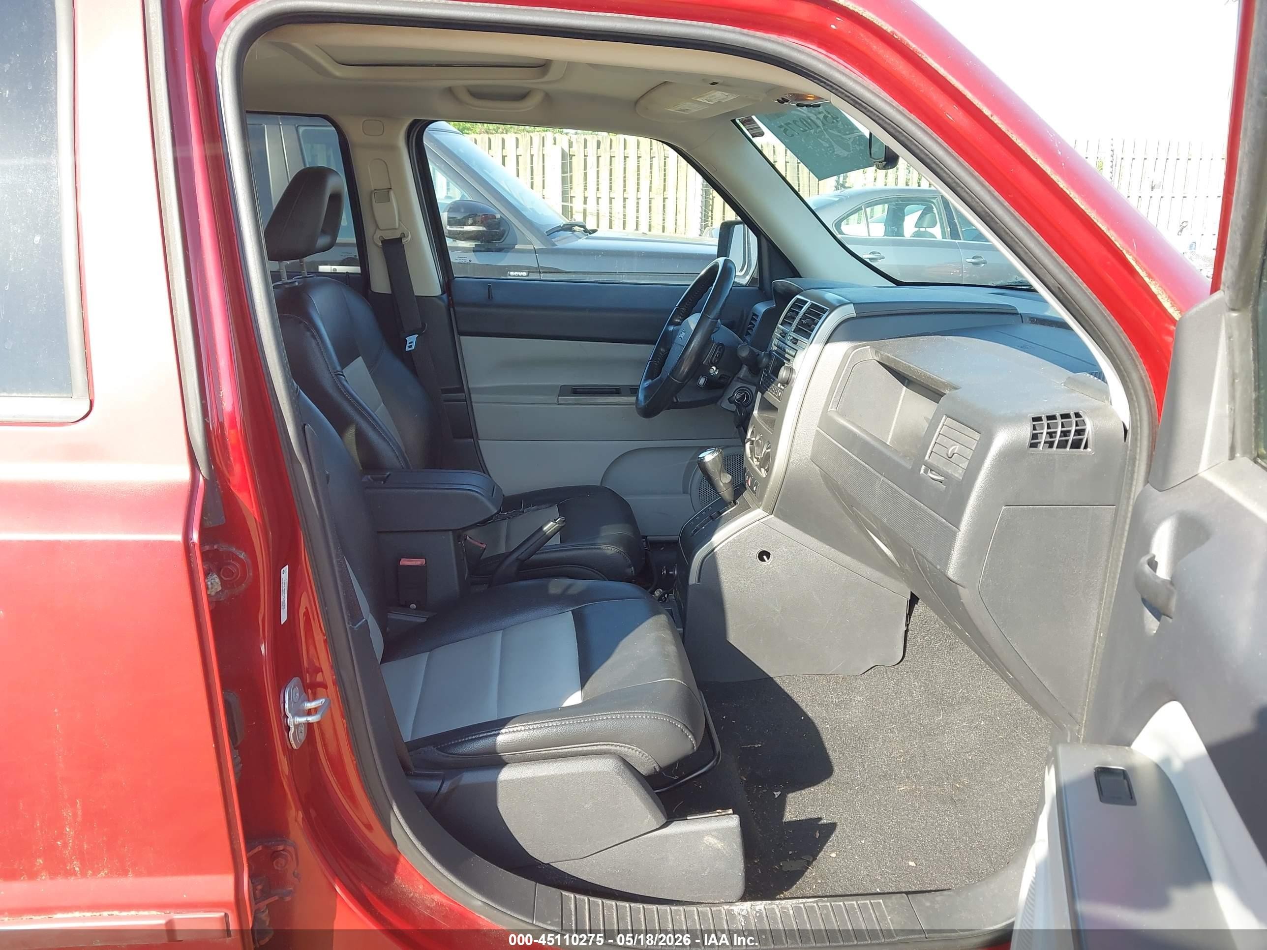 2007 Jeep Patriot Limited Burgundy vin: 1J8FF48W97D426998