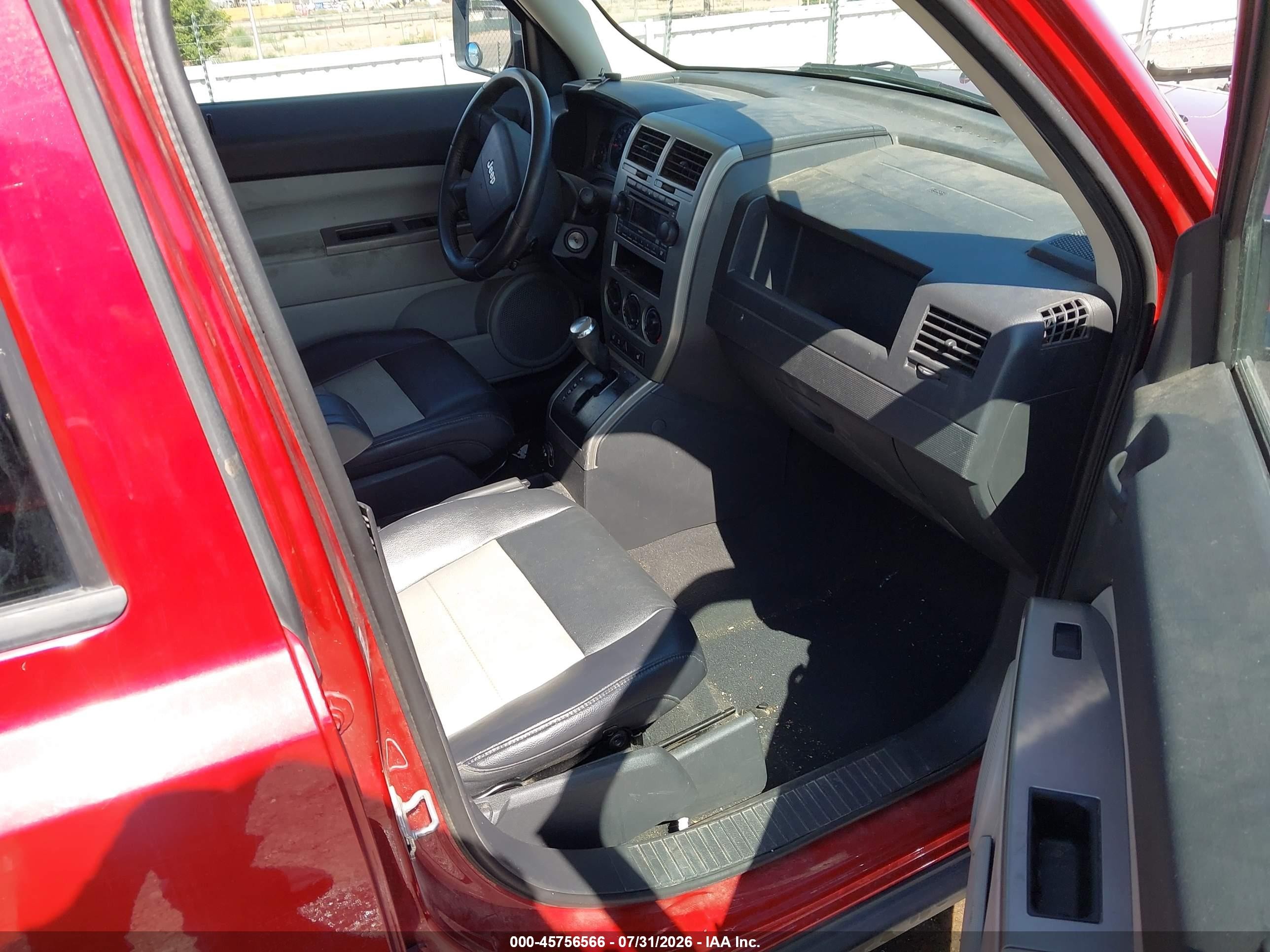 2007 Jeep Patriot Limited Red vin: 1J8FF48WX7D272091