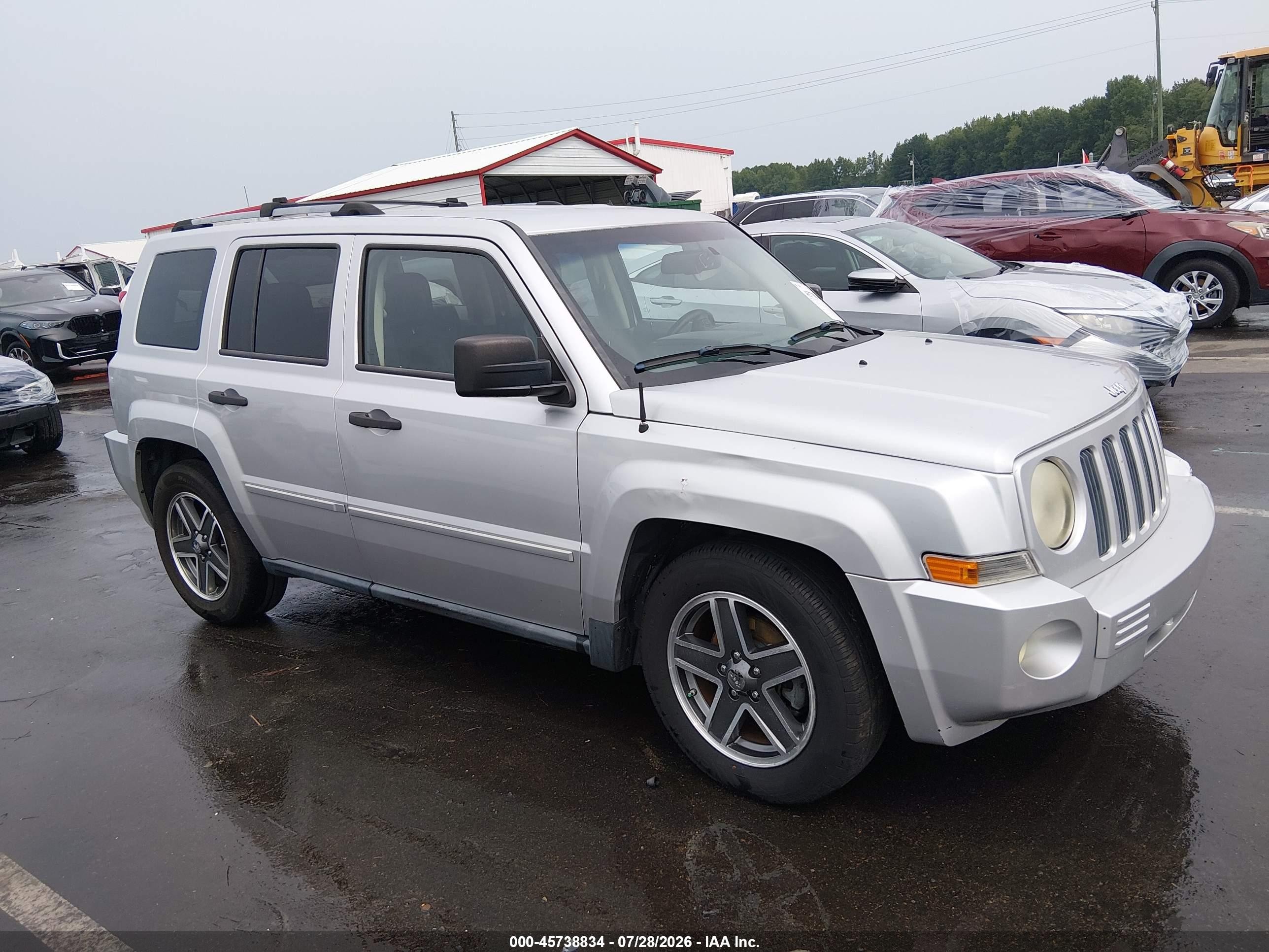 2008 Jeep Patriot Limited Silver vin: 1J8FF48WX8D734277