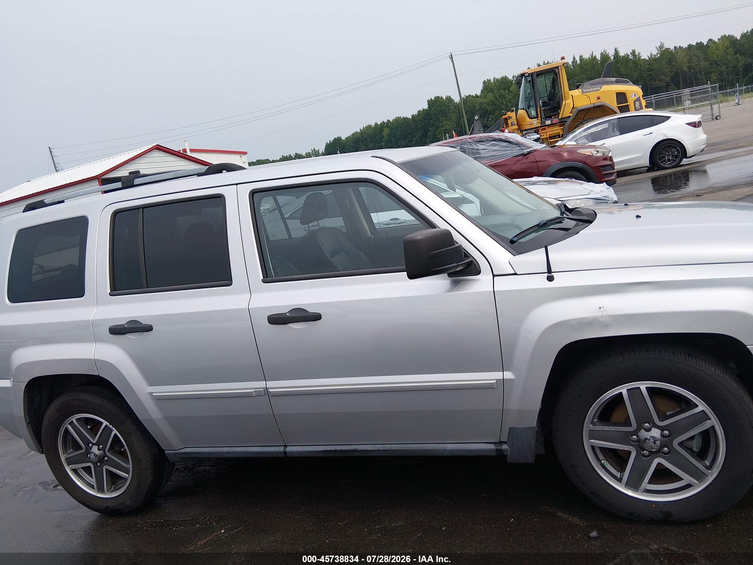 2008 Jeep Patriot Limited Silver vin: 1J8FF48WX8D734277
