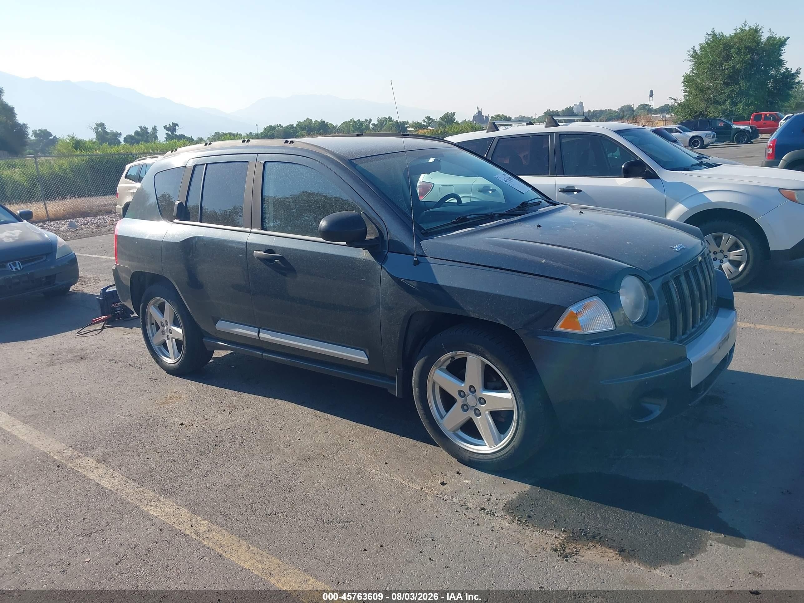 2007 Jeep Compass Limited Blue vin: 1J8FF57W07D278568