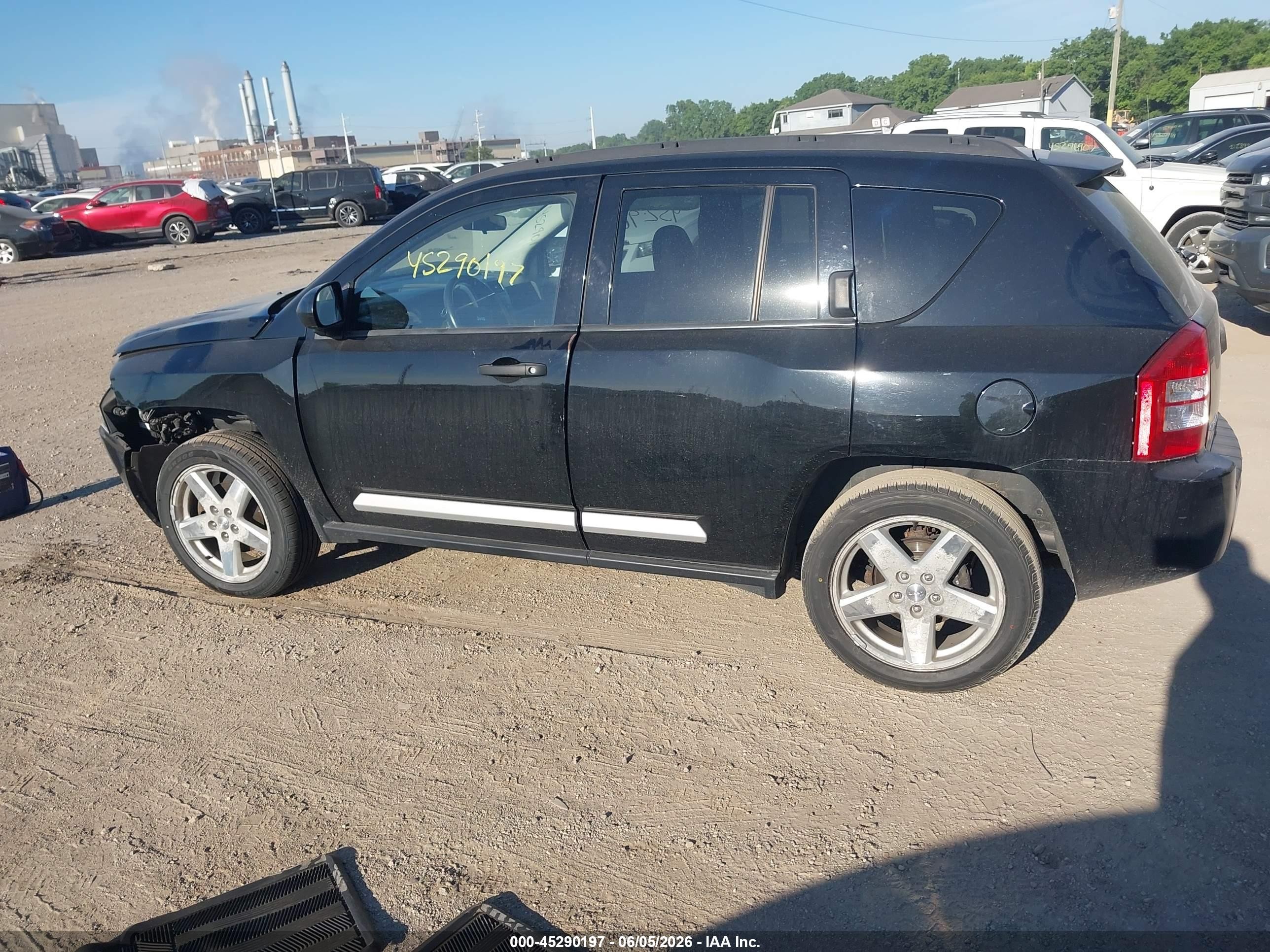 2007 Jeep Compass Limited Black vin: 1J8FF57W07D598084