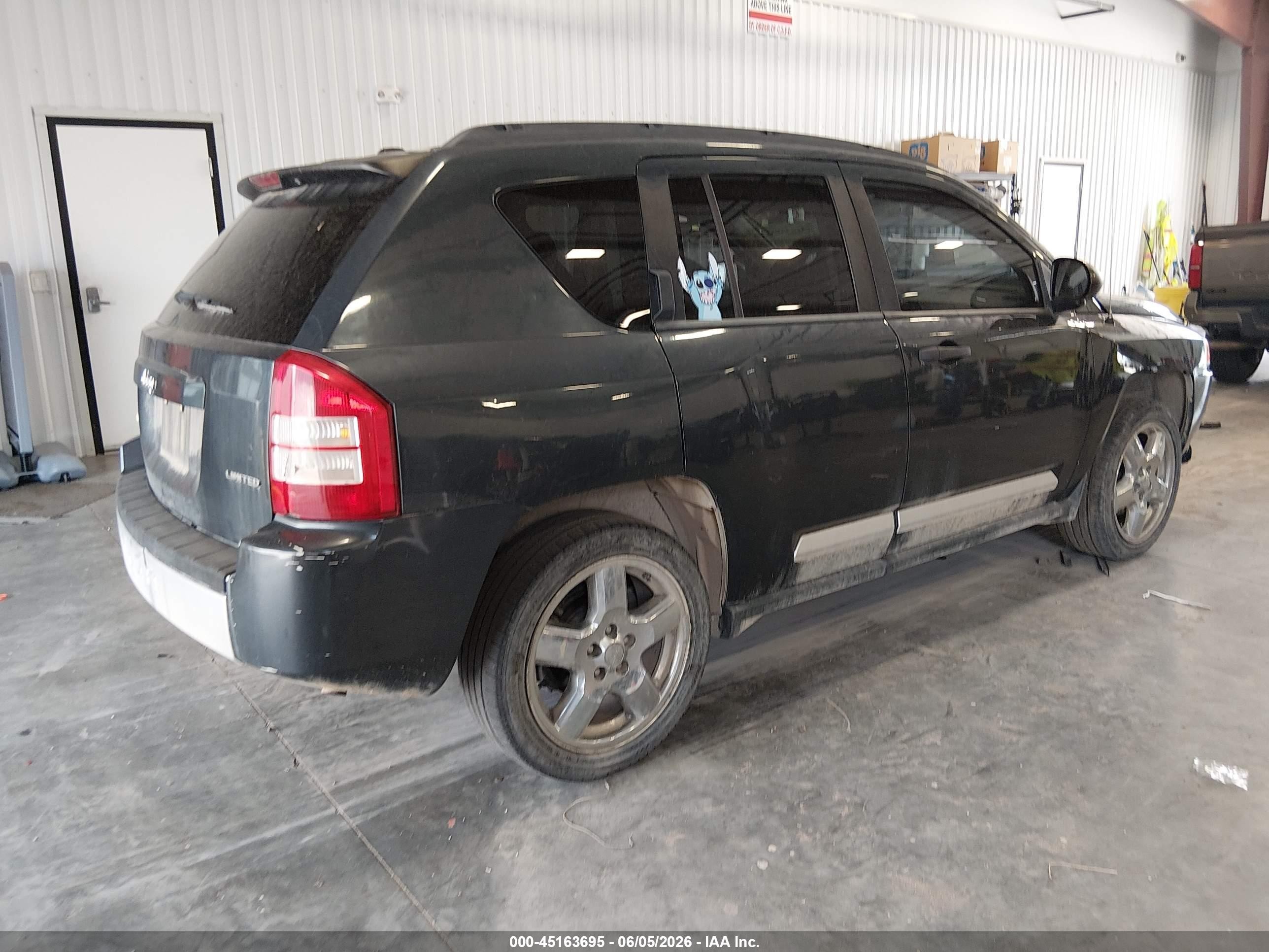 2007 Jeep Compass Limited Синий vin: 1J8FF57W27D144547