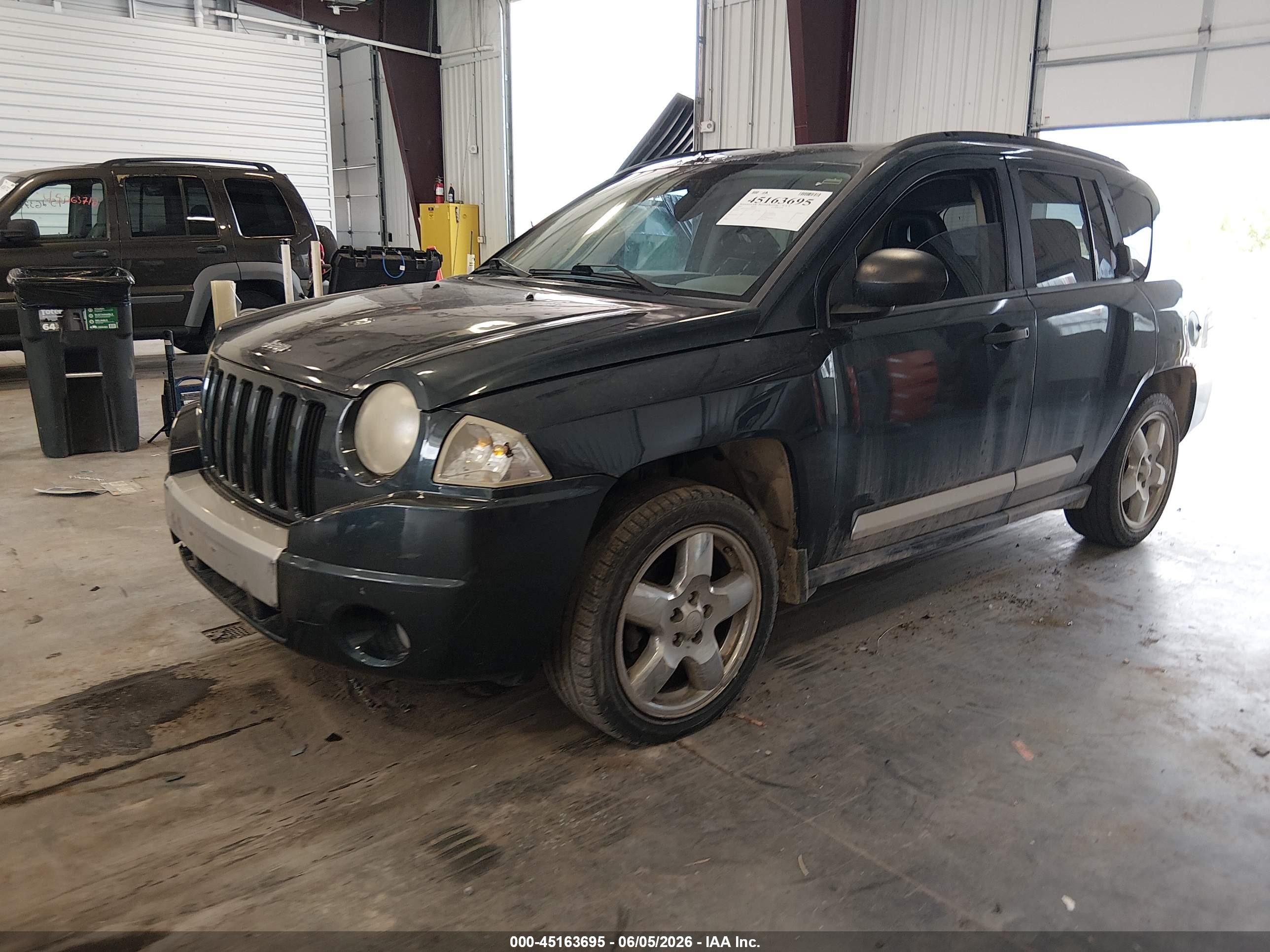 2007 Jeep Compass Limited Синий vin: 1J8FF57W27D144547