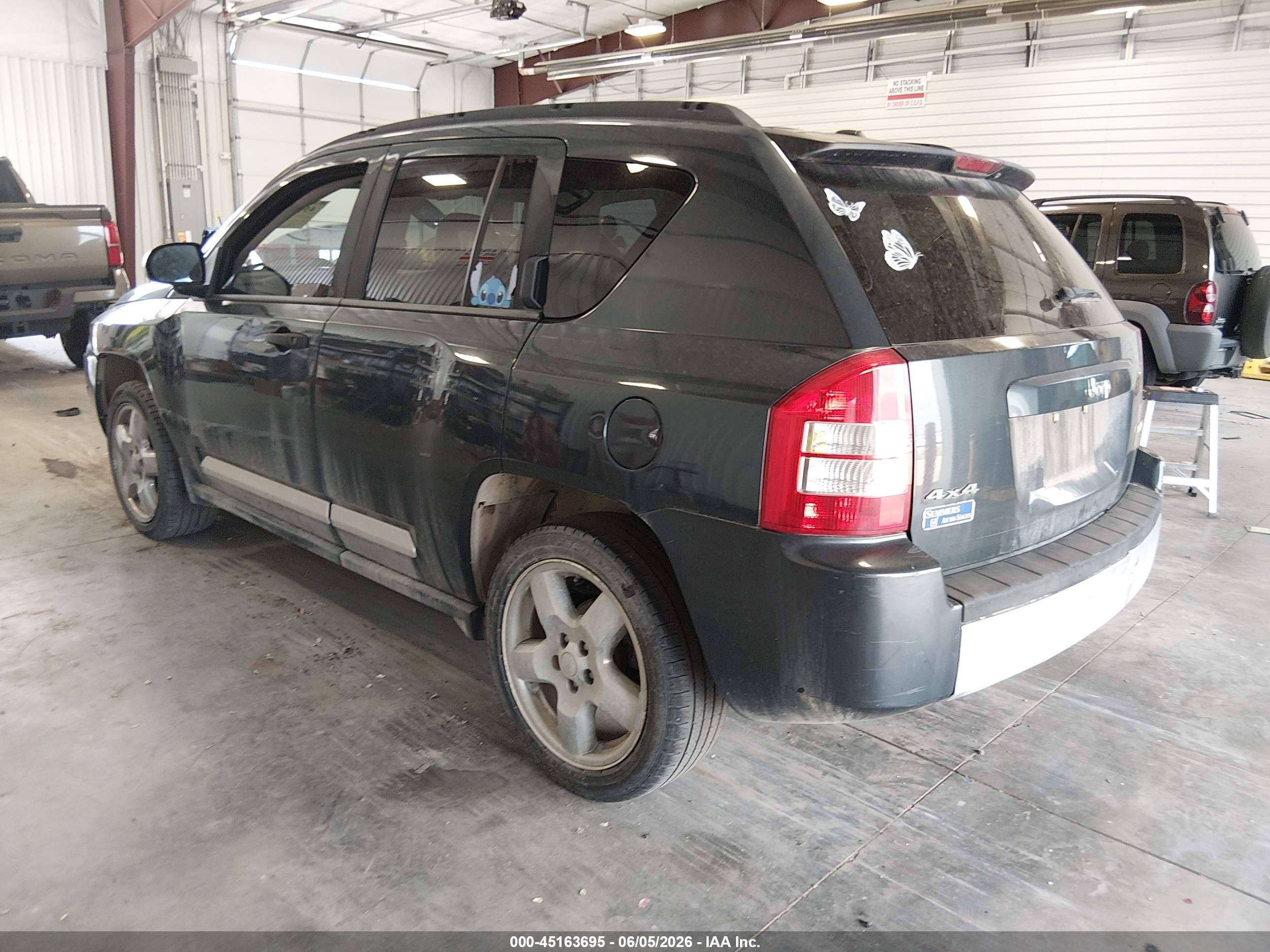 2007 Jeep Compass Limited Синий vin: 1J8FF57W27D144547