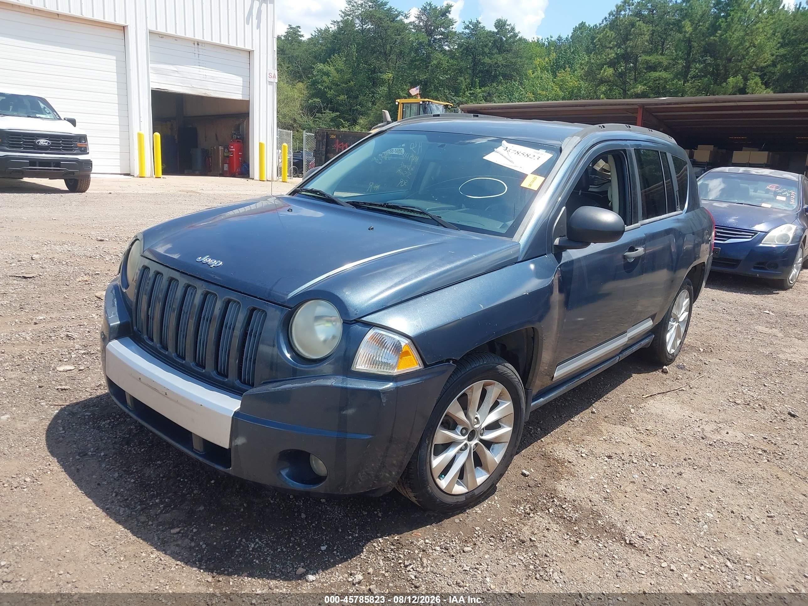 2008 Jeep Compass Limited Синий vin: 1J8FF57W68D693685