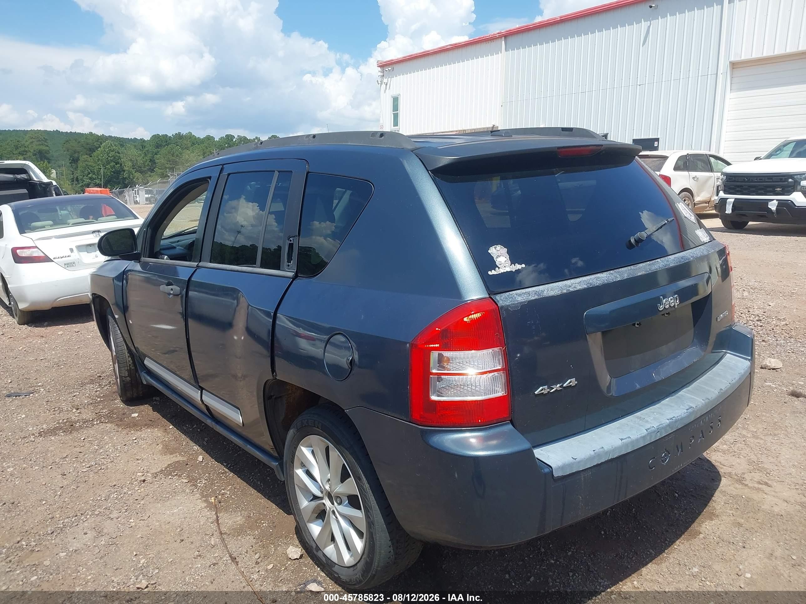 2008 Jeep Compass Limited Синий vin: 1J8FF57W68D693685